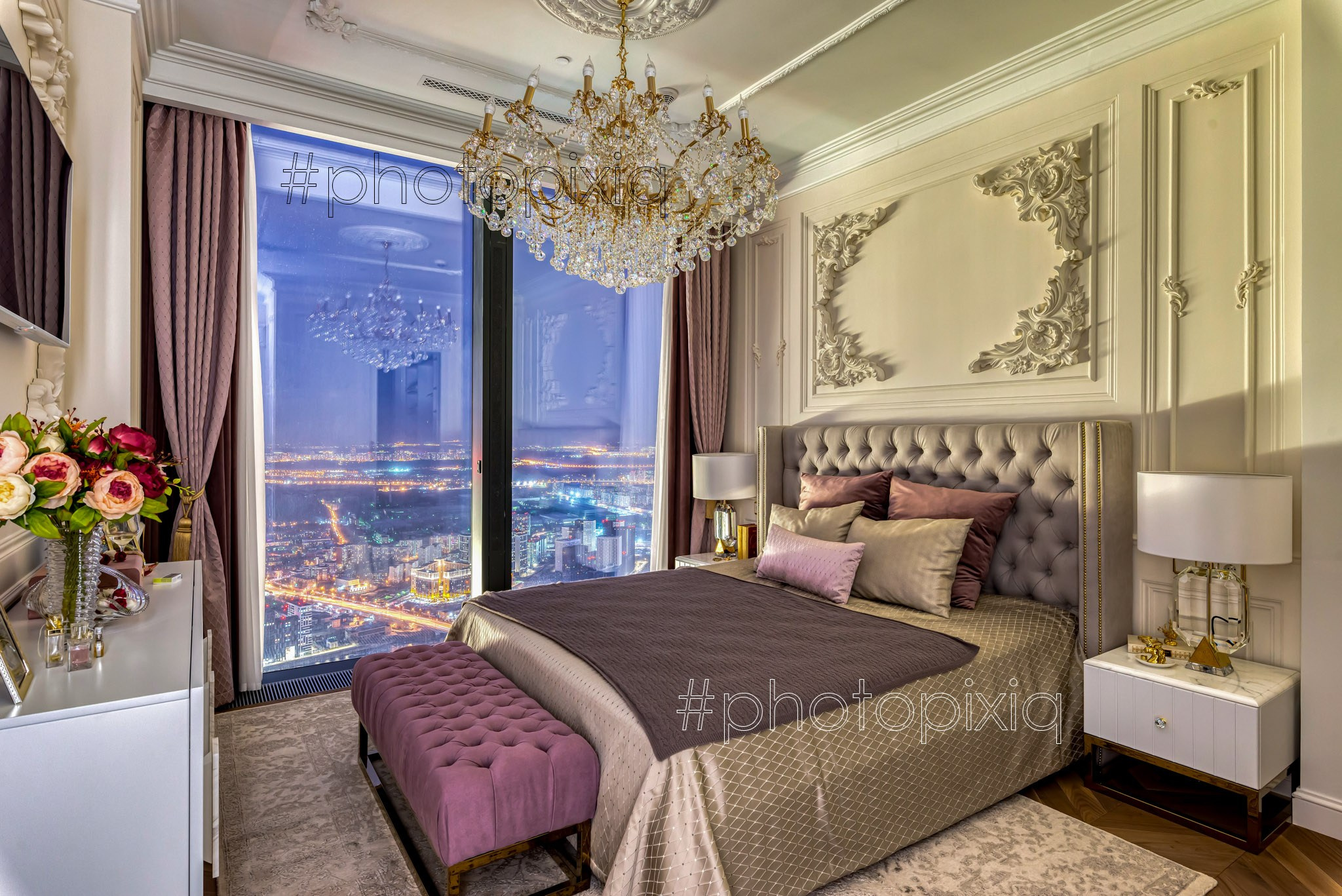 Интерьерная съёмка апартаментов в Neva Towers. Интерьерная съёмка и виртуальные туры — Интерьерный фотограф Кузнецов Сергей (photopixiq)