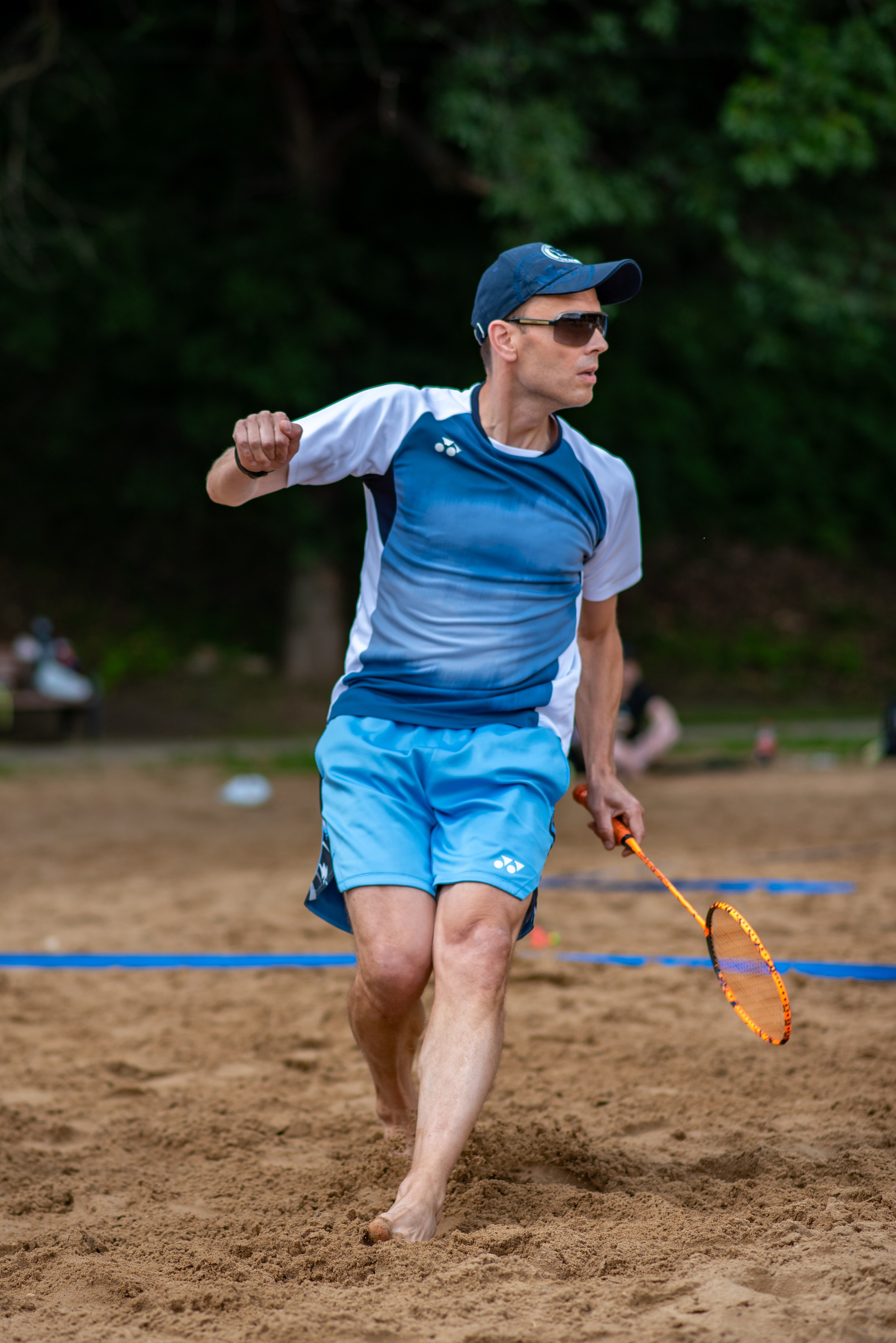 Бадминтон на свежем воздухе. Химки, Московская область. Фотограф Стеценко Наталия. Одинцово, Москва, Московская область