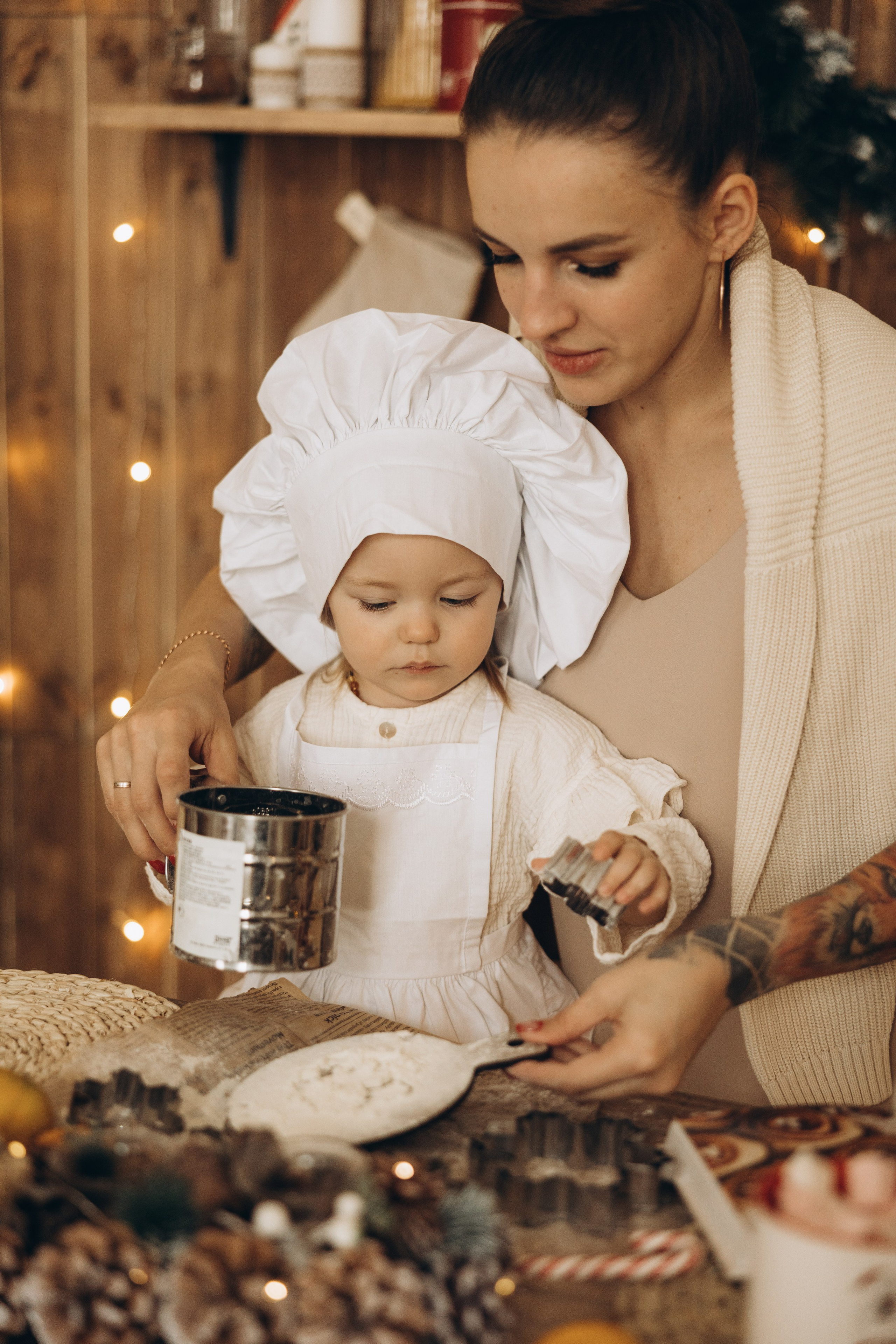 Ольга и Мирослава НГ. Семейный фотограф в Москве Виктория Ястребинская