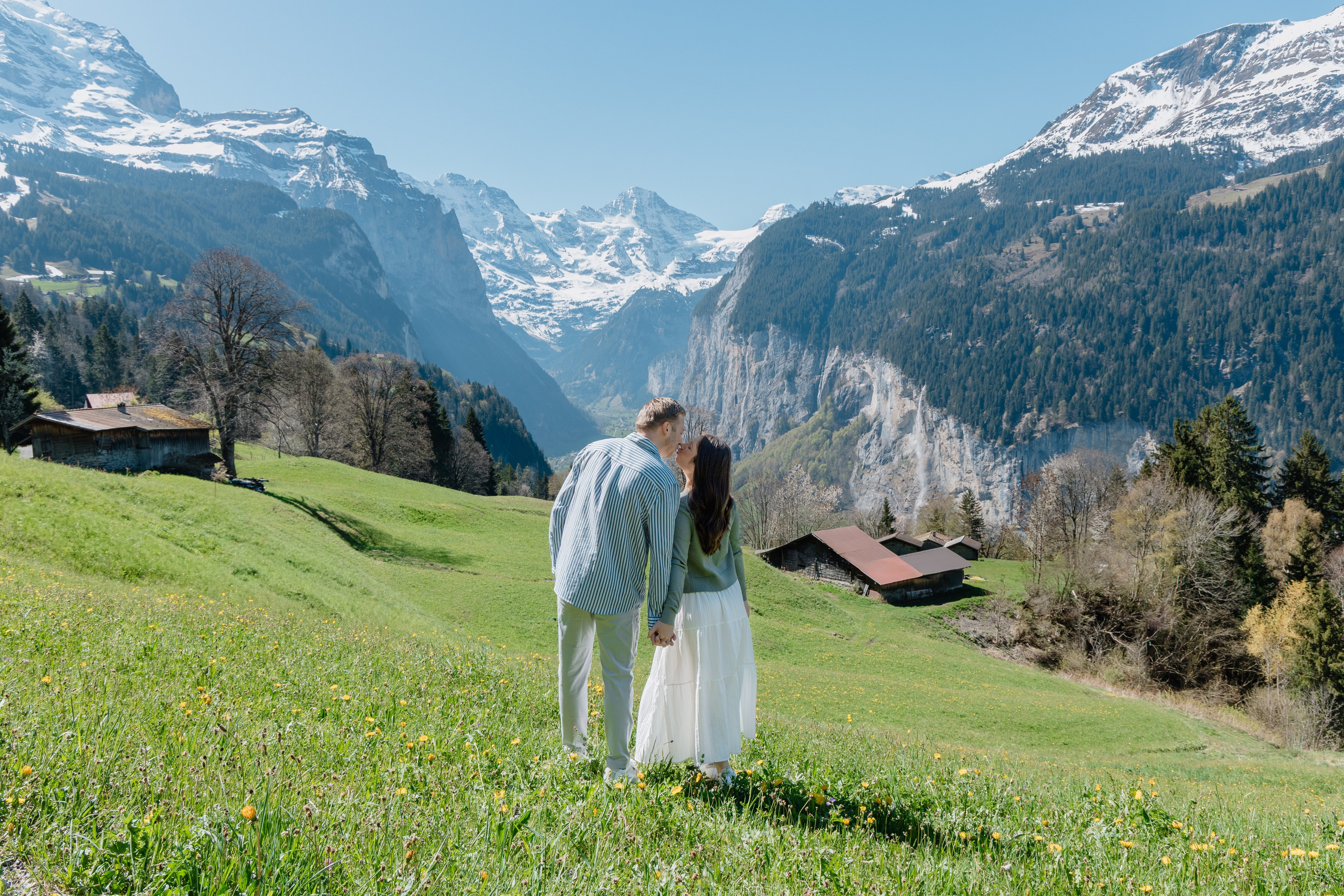 Wyatt & Abby (Wengen). Photographer in Interlaken area