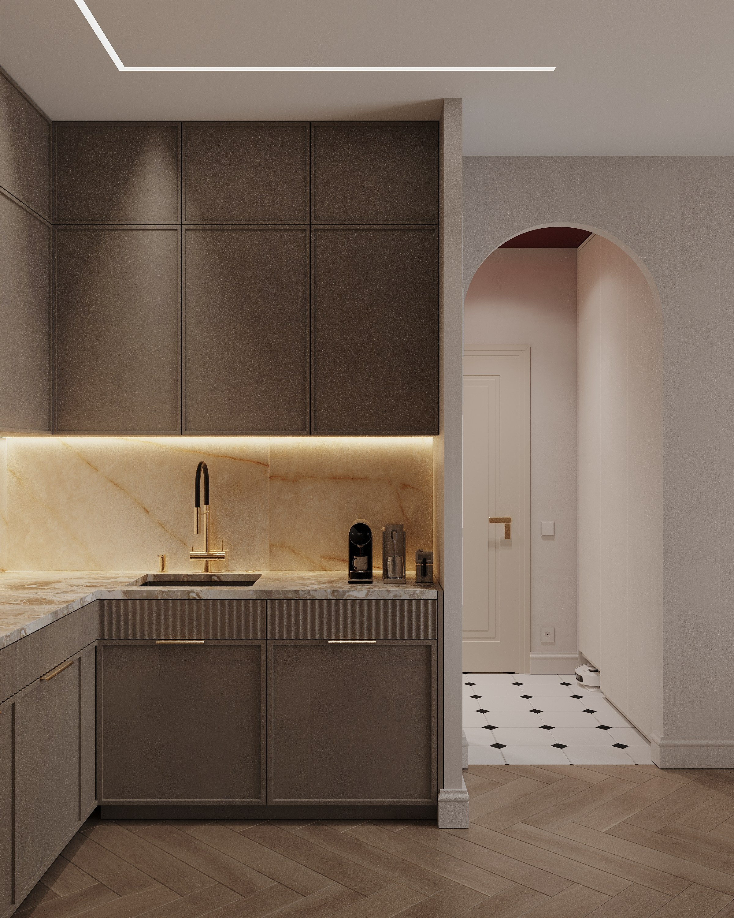 ЖК Наука 73 кв.м, г. Санкт-Петербург. 3d визуализатор Анастасия Науменко