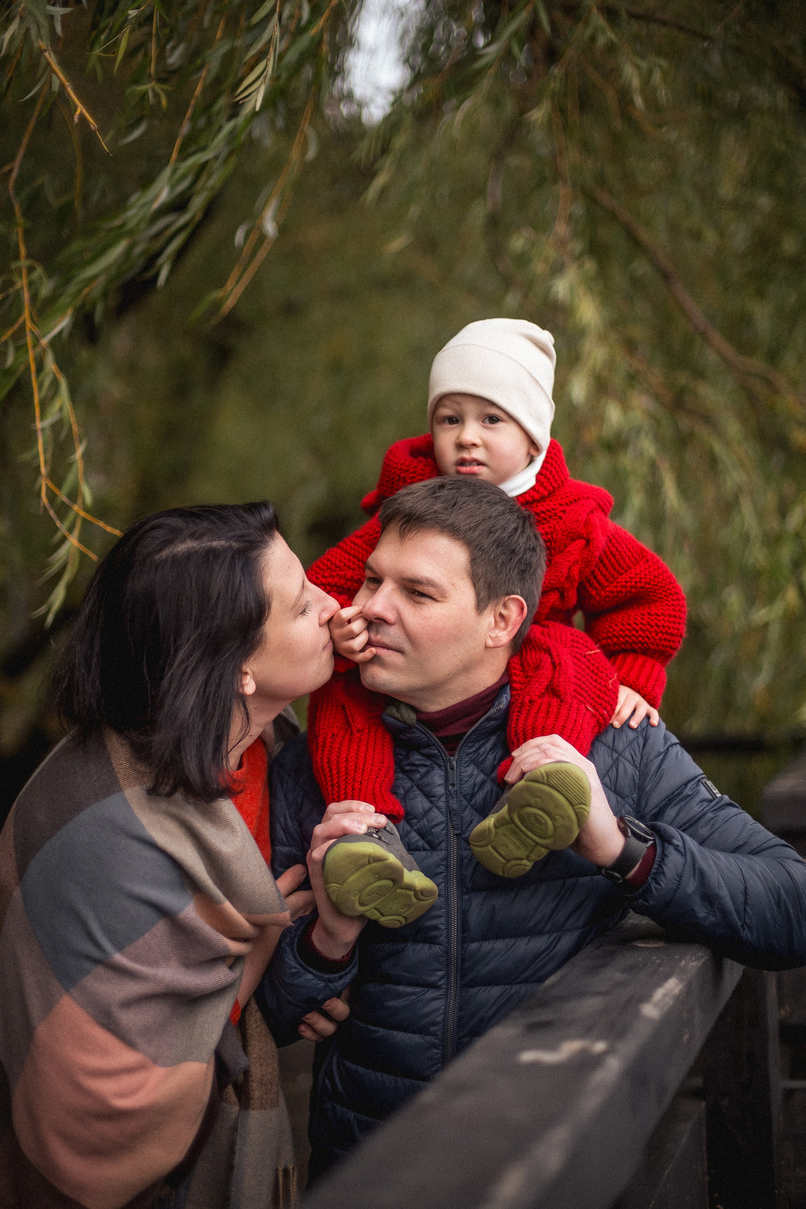 Тепло осени. Леон и родители. Фотограф в Москве Базанова Дарья