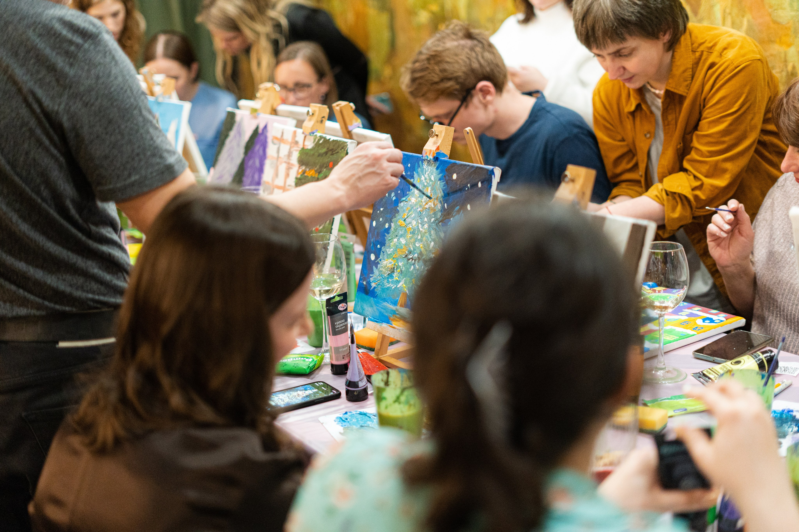 Корпоратив Teach Me Art 2. Портретный фотограф в Москве и Санкт-Петербурге Арина Чех