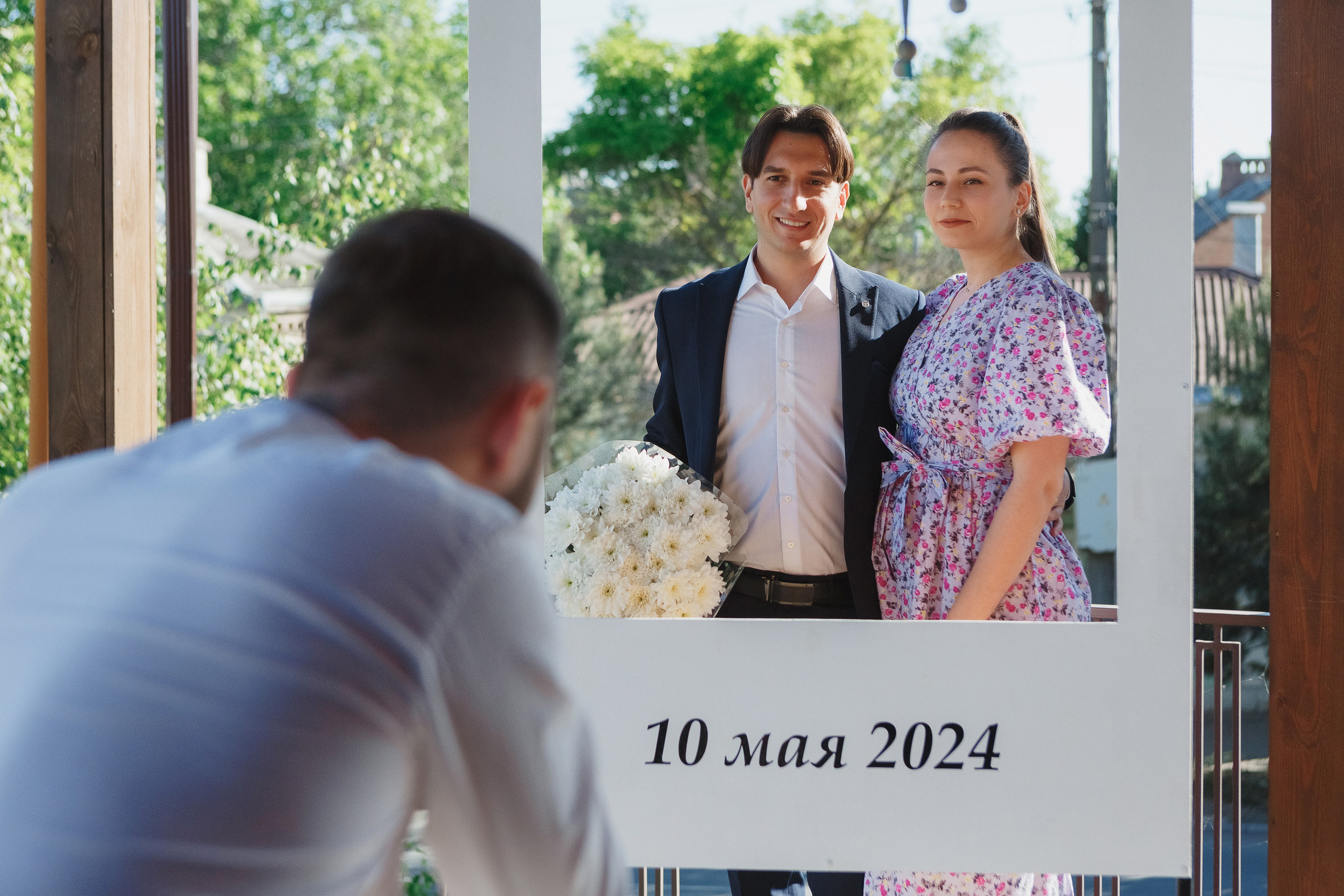 Свадебная фотосессия Михаила и Валерии на Чеховской набережной. Свадебный и семейный фотограф в Таганроге Бакарюк Антон