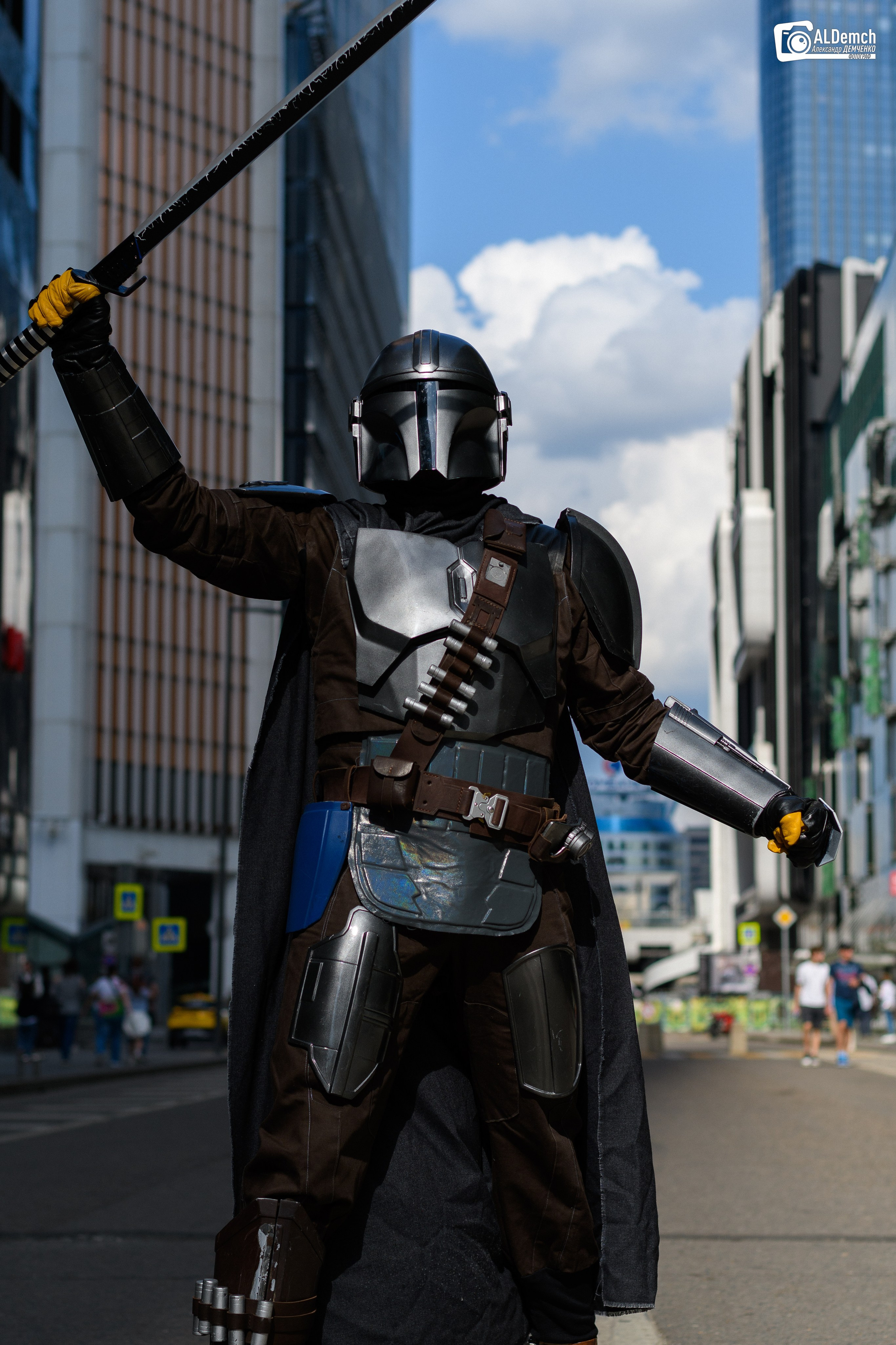 Мандалорец Дин Дженарин Звёздные войны косплей фотосессия