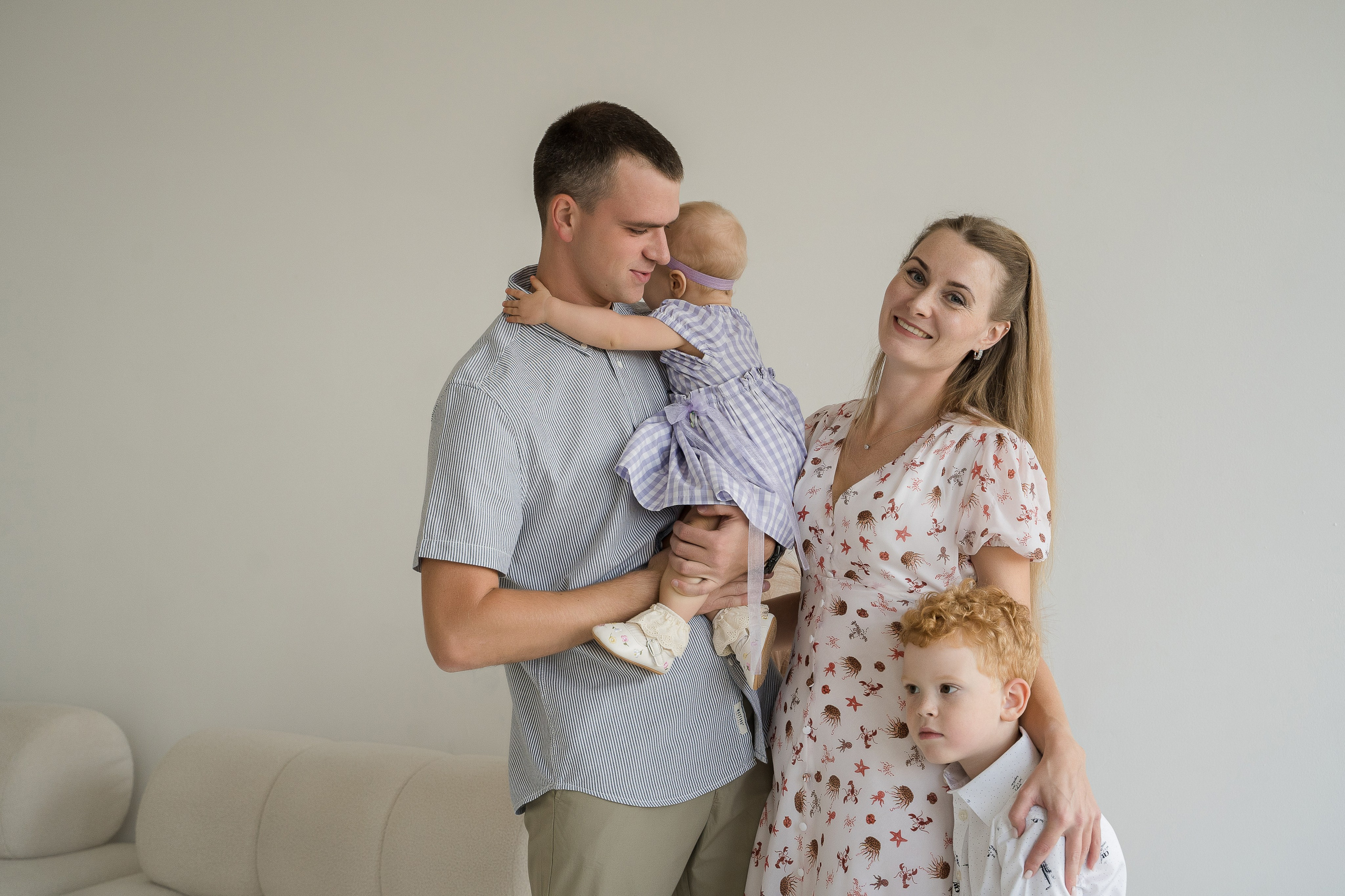 Семейная фотосессия в студии. Свадебный и семейный фотограф в Пушкине и Санкт-Петербурге Мария Филиппова