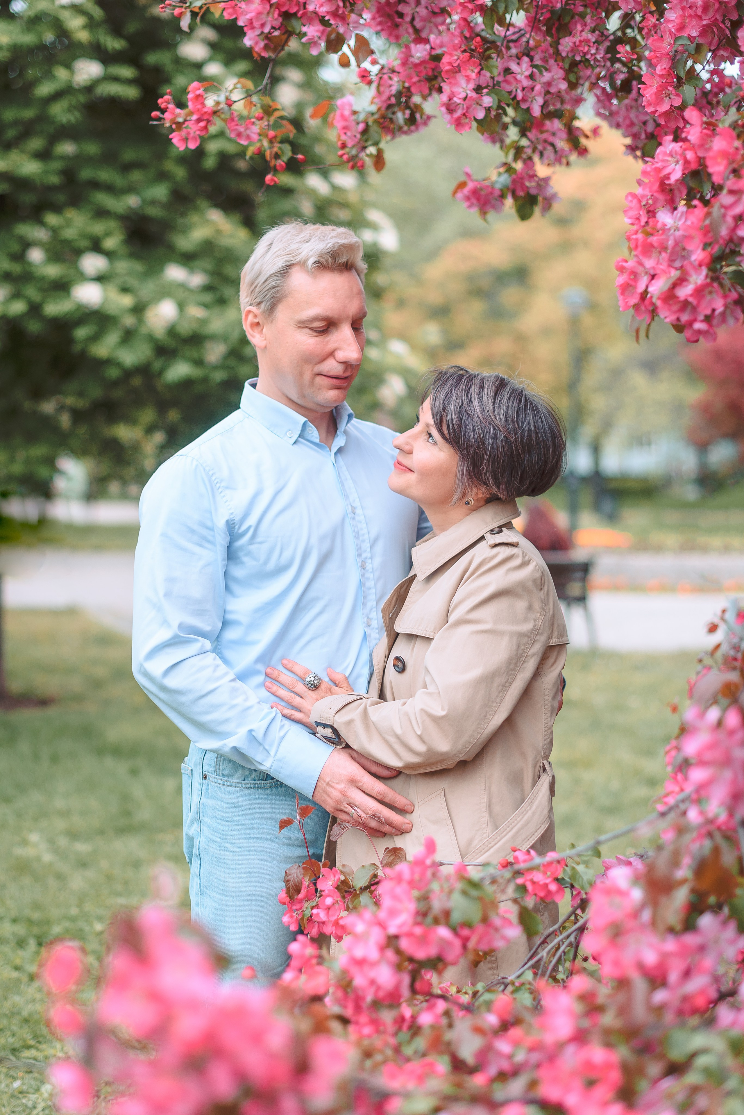 Весенняя прогулка Виктора и Наталии. Свадебный и семейный фотограф в Москве Юлия Винник