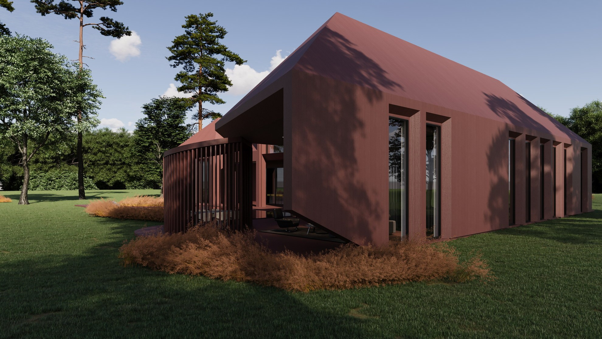 Дом в Русском стиле. Paintings by the artist Sergey Ratchin