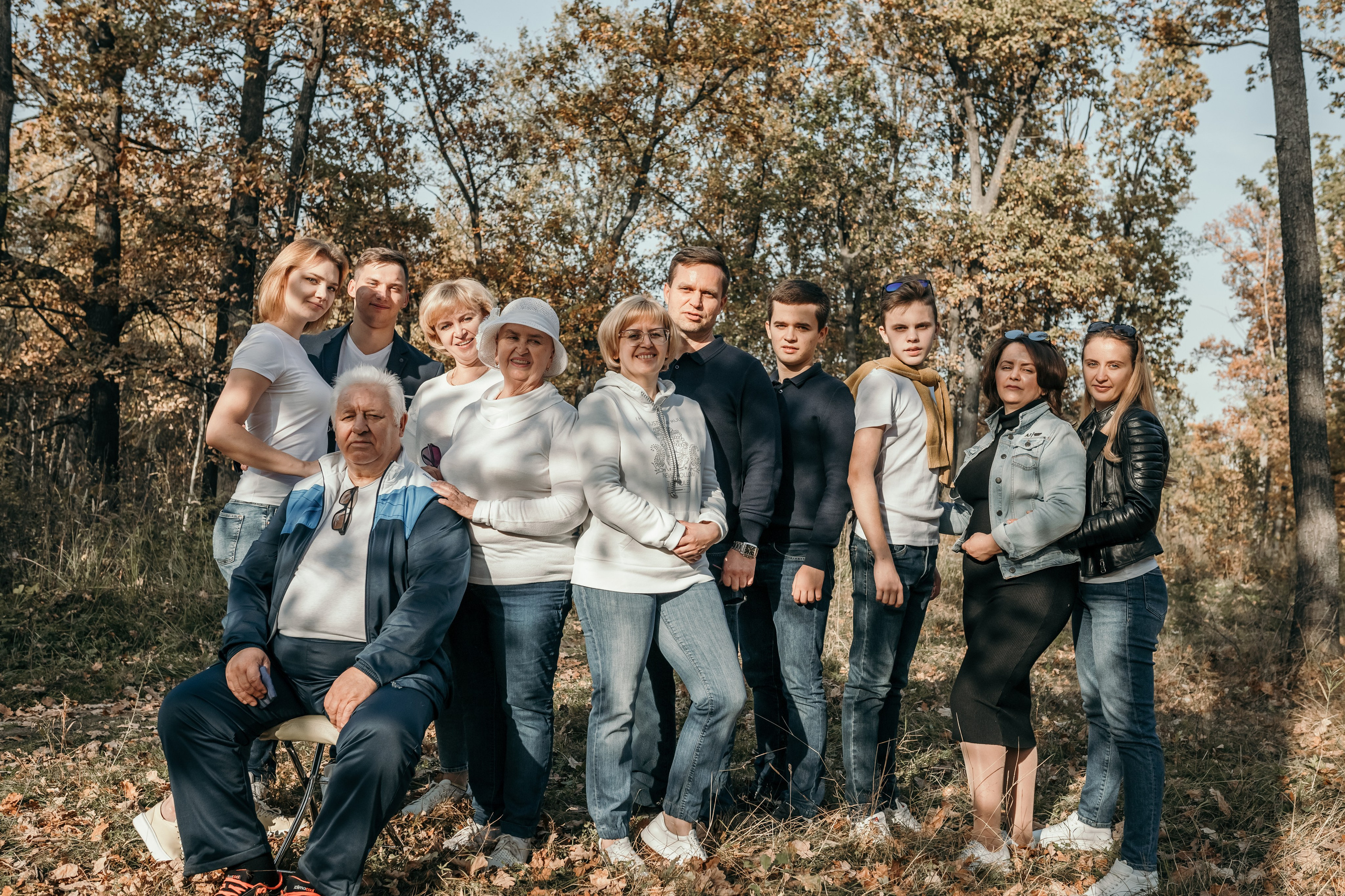 Съемка большой семьи. Екатерина Крапивина фотограф церковных Таинств в Нижний Новгороде