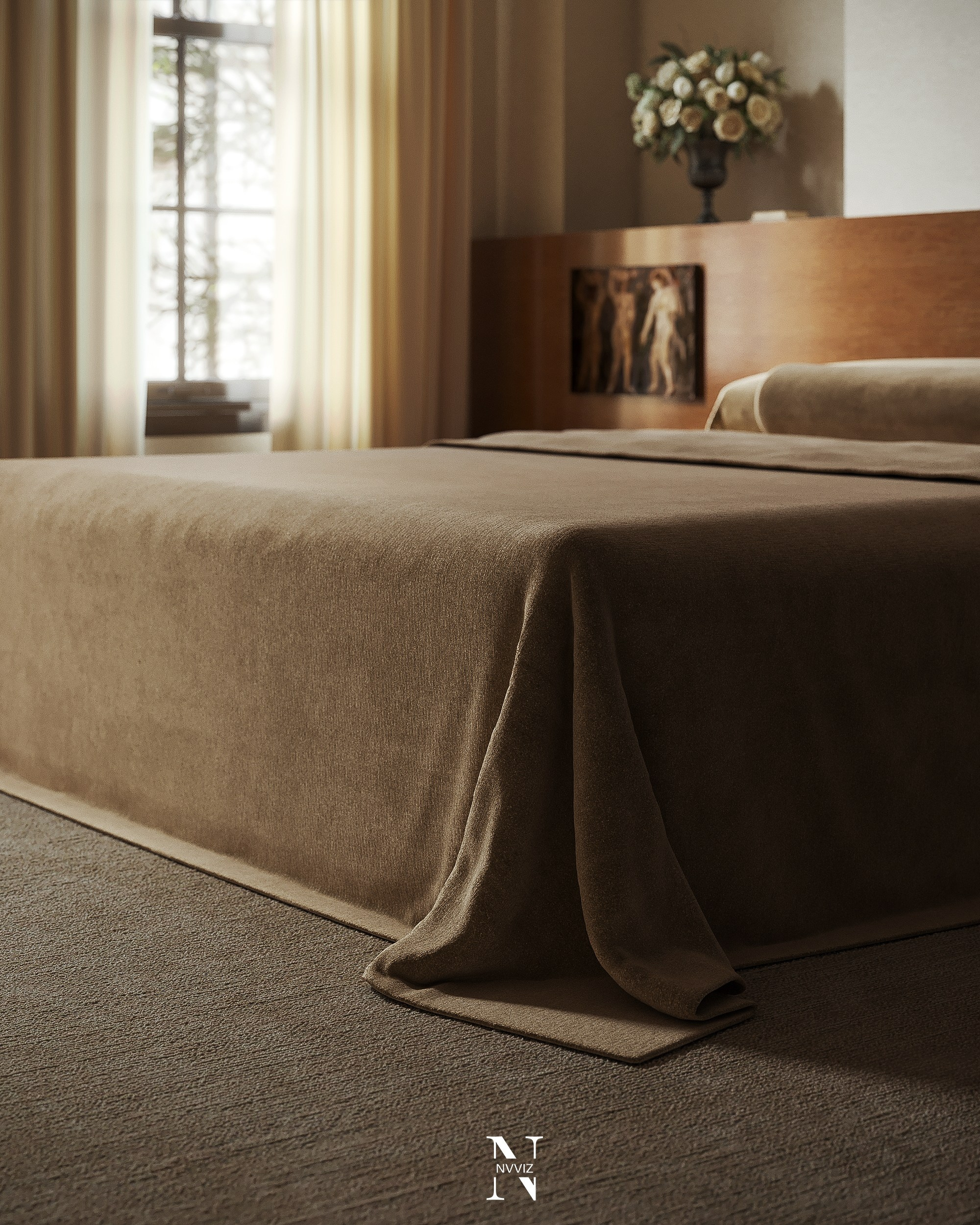 Bedroom inside Residence 163. Никифоров Влад — 3d artist