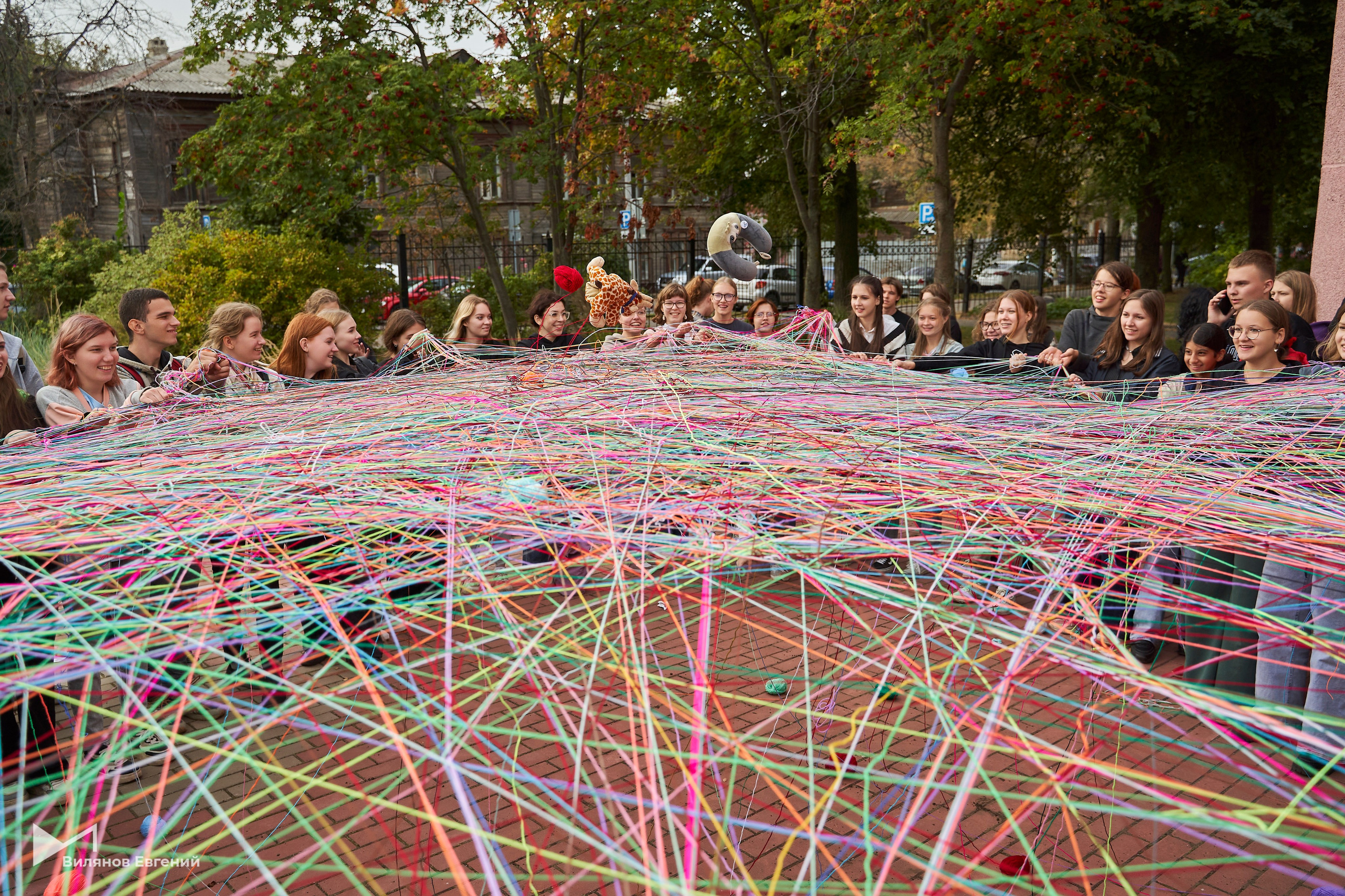 Мероприятие «Веревка» для первокурсников ННГАСУ. Репортажный фотограф Вилянов Евгений. Нижний Новгород