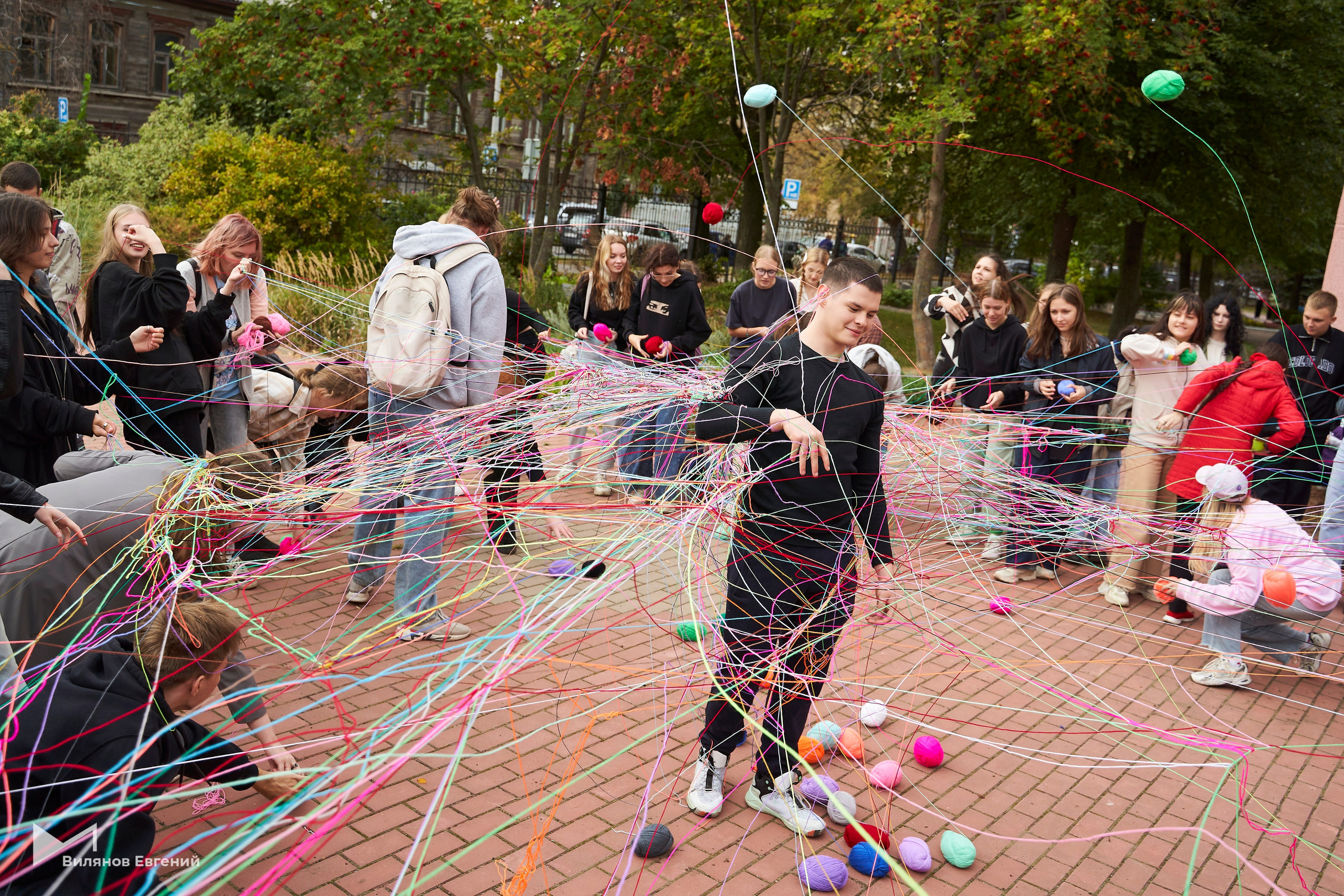 Мероприятие «Веревка» для первокурсников ННГАСУ. Репортажный фотограф Вилянов Евгений. Нижний Новгород