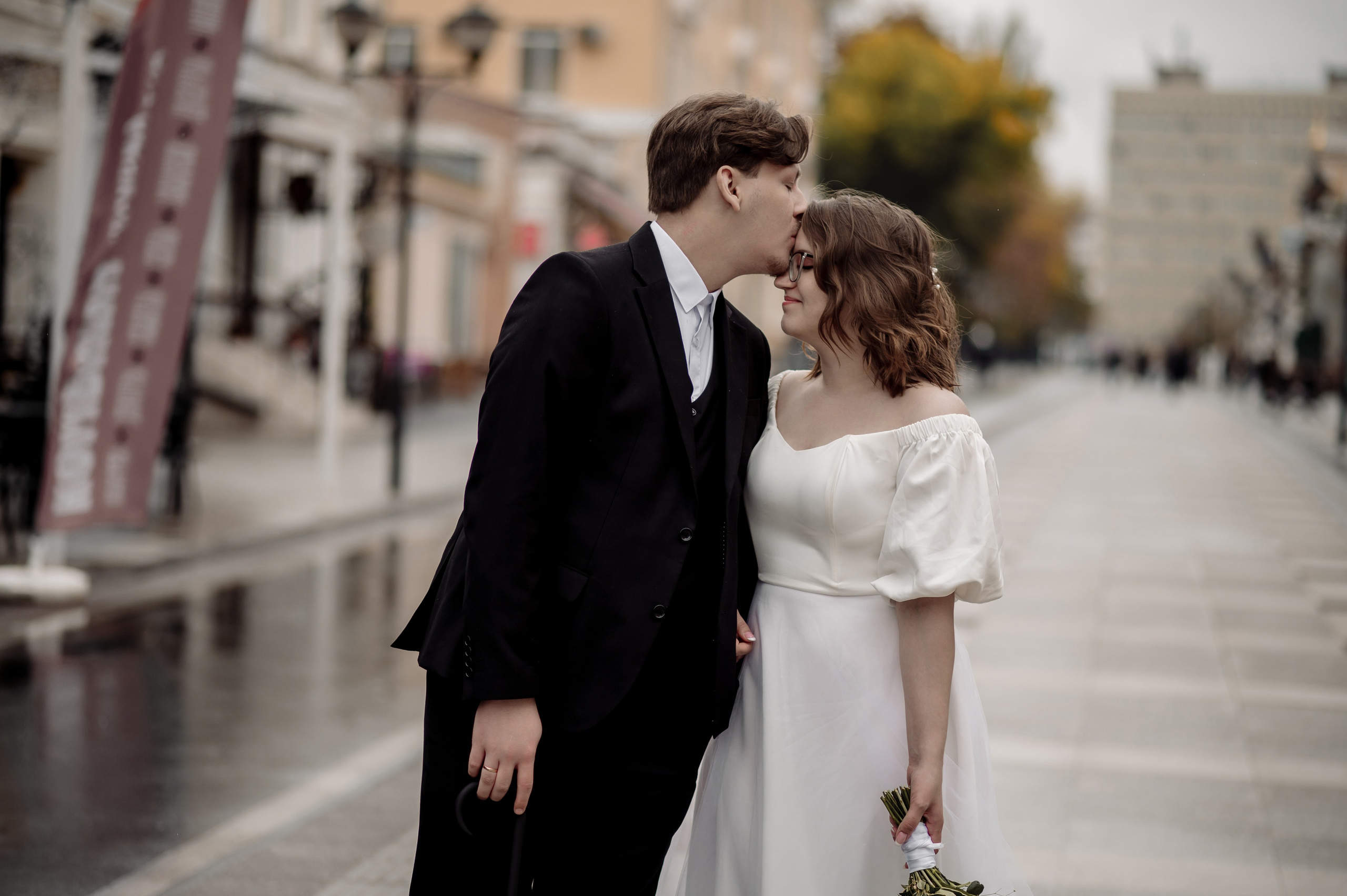 Свадьбная прогулка Кати и Артема. Фотограф Мария Стрелкова
