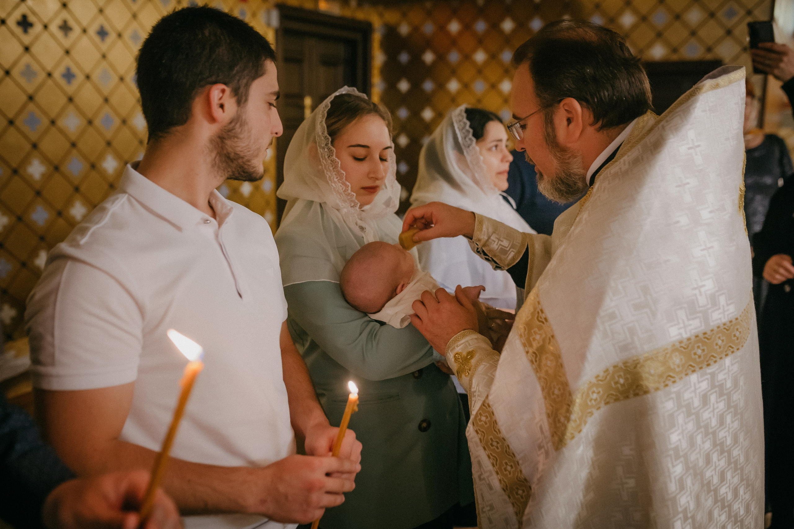 Крещение Софии. Храм Никольский. Семейный фотограф в Сургуте