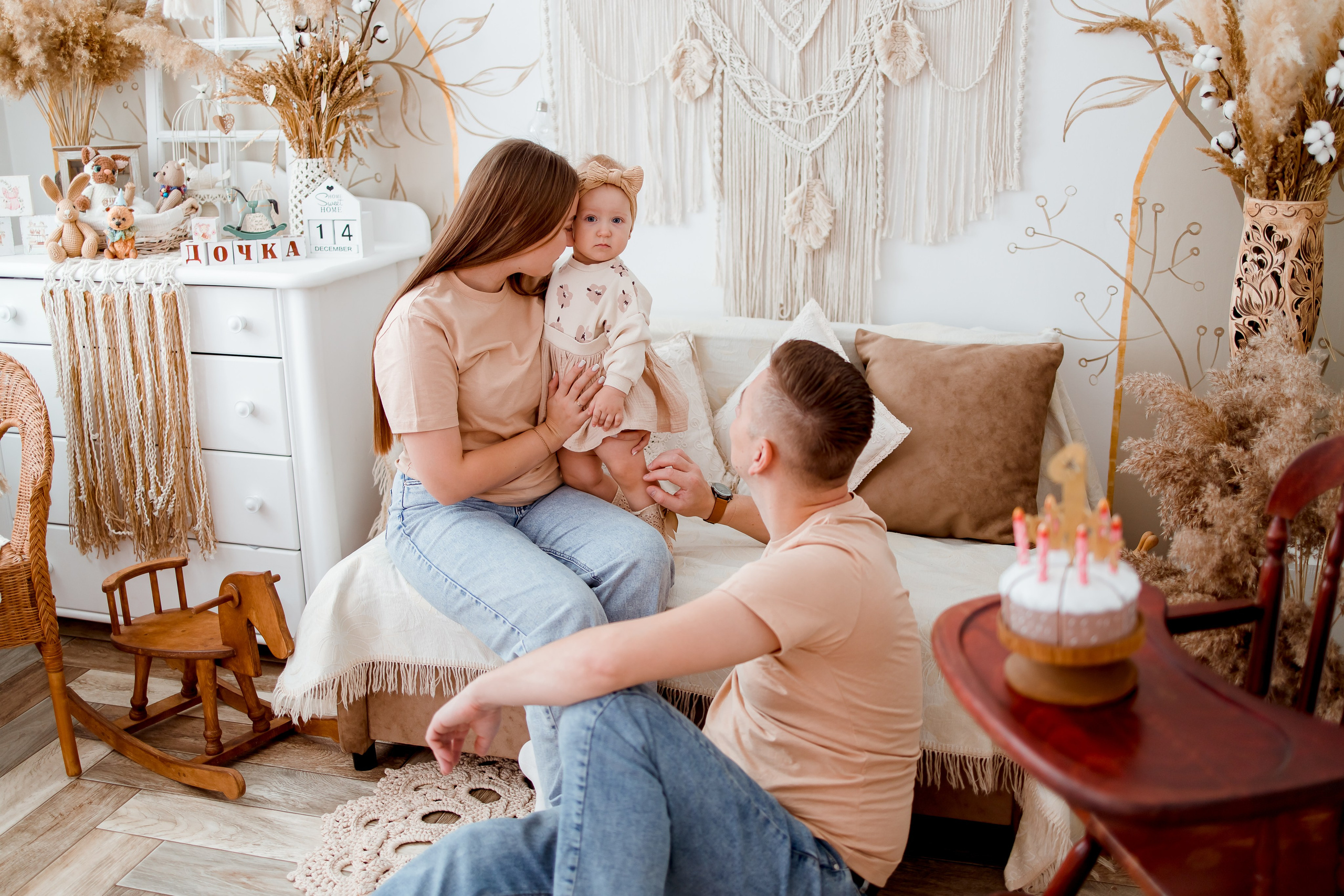 Есения, 1 годик. Семейный и детский фотограф в Железногорске Саламахо Ольга