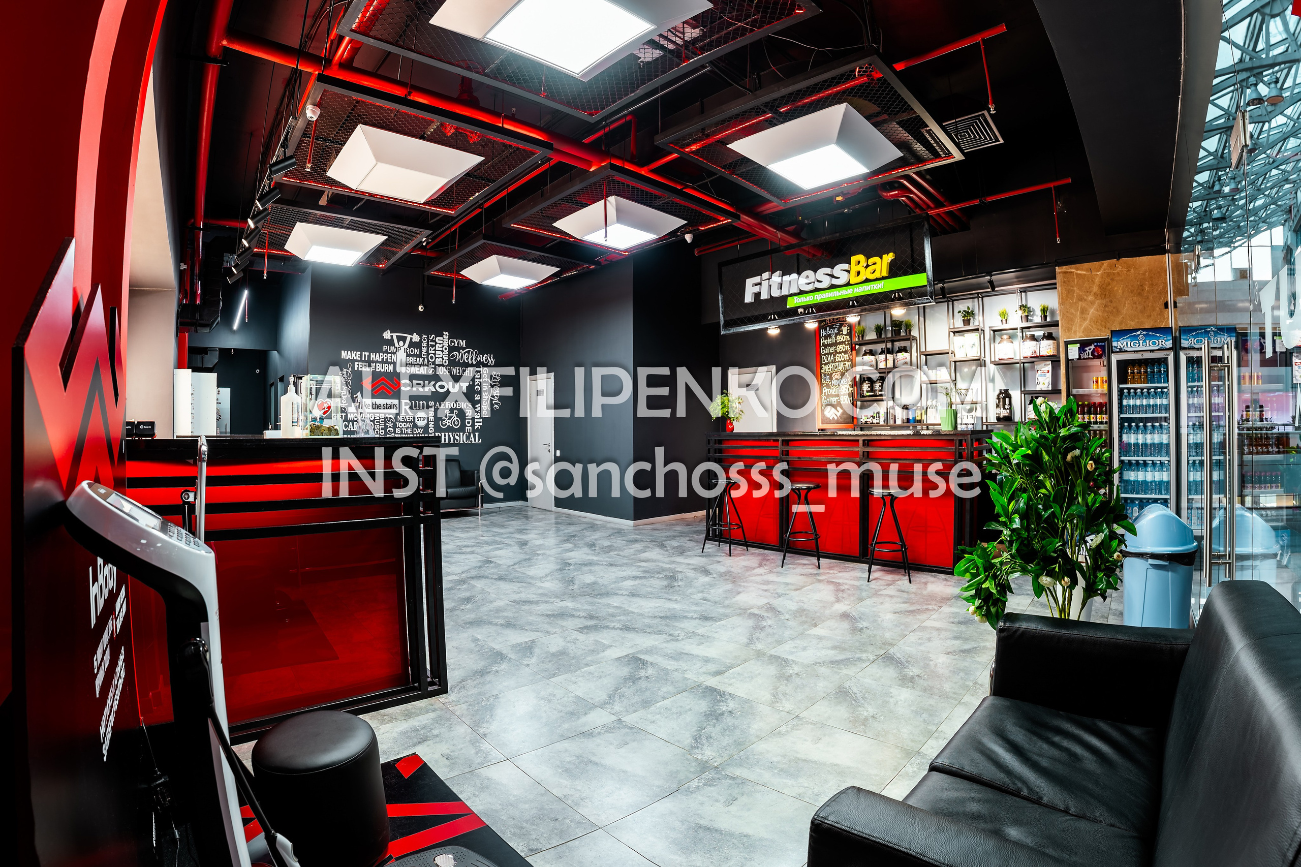 WORKOUT Достык 18. Фотограф интерьера недвижимости и архитектуры в Астане