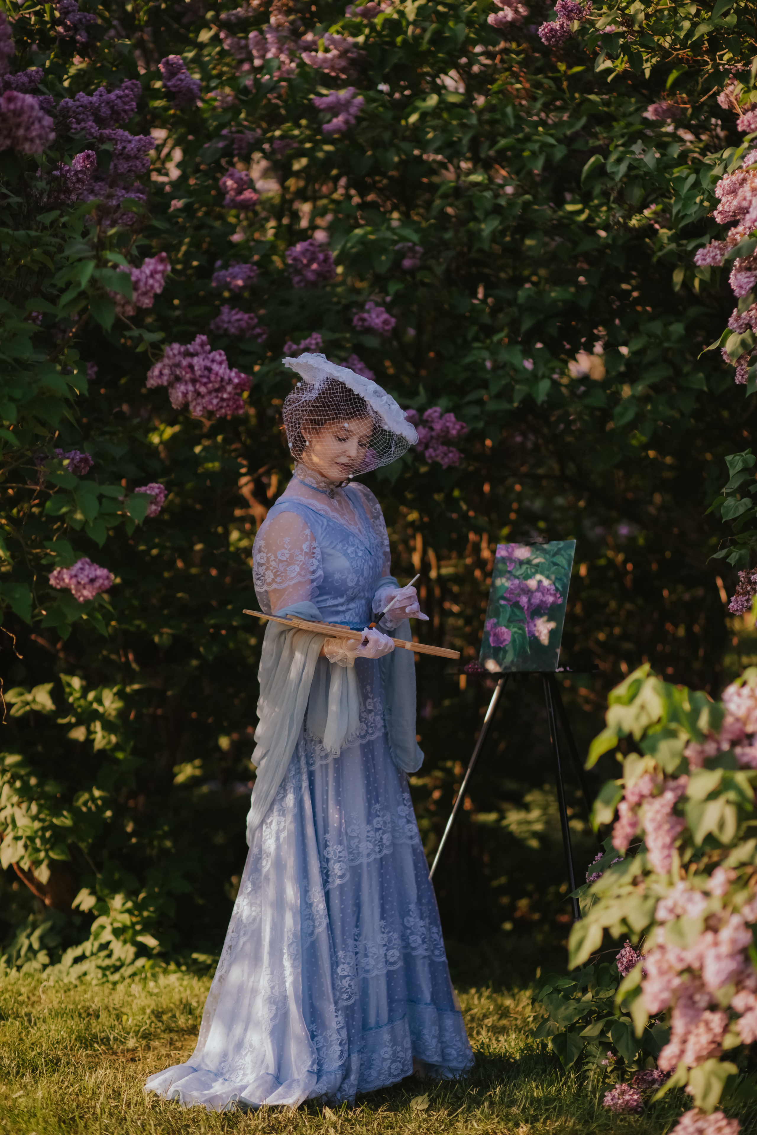 Ирина. Сиреневые грёзы. Художественная винтажная фотография