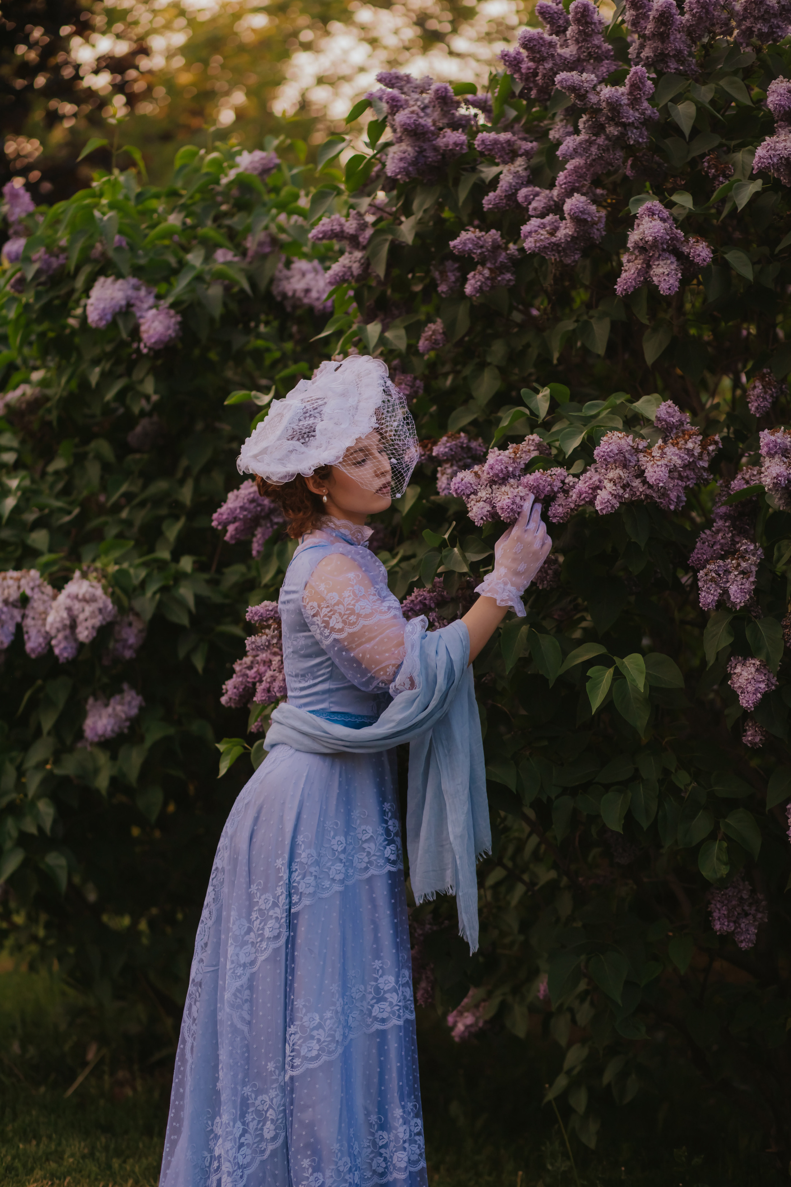 Ирина. Сиреневые грёзы. Художественная винтажная фотография