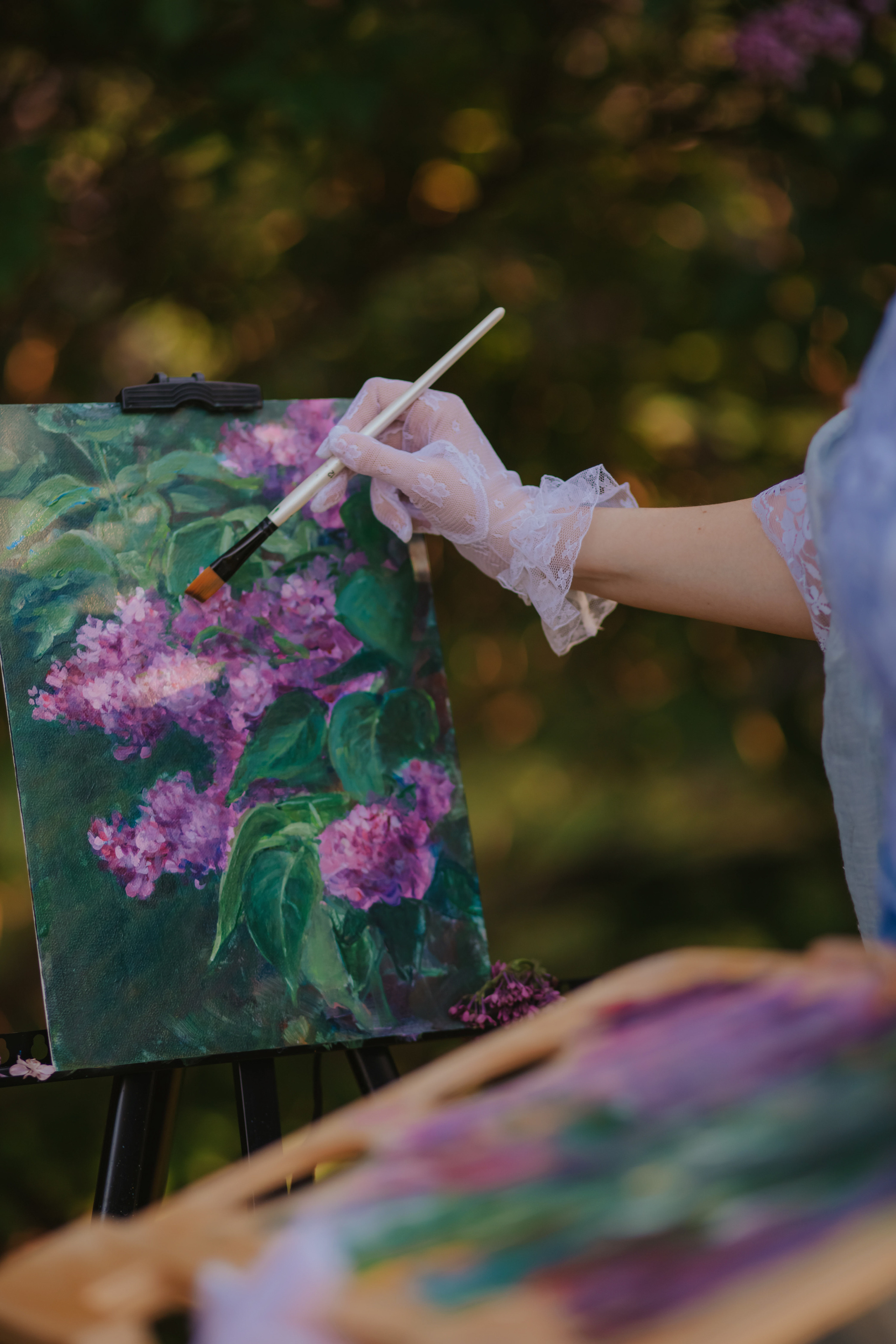 Ирина. Сиреневые грёзы. Художественная винтажная фотография