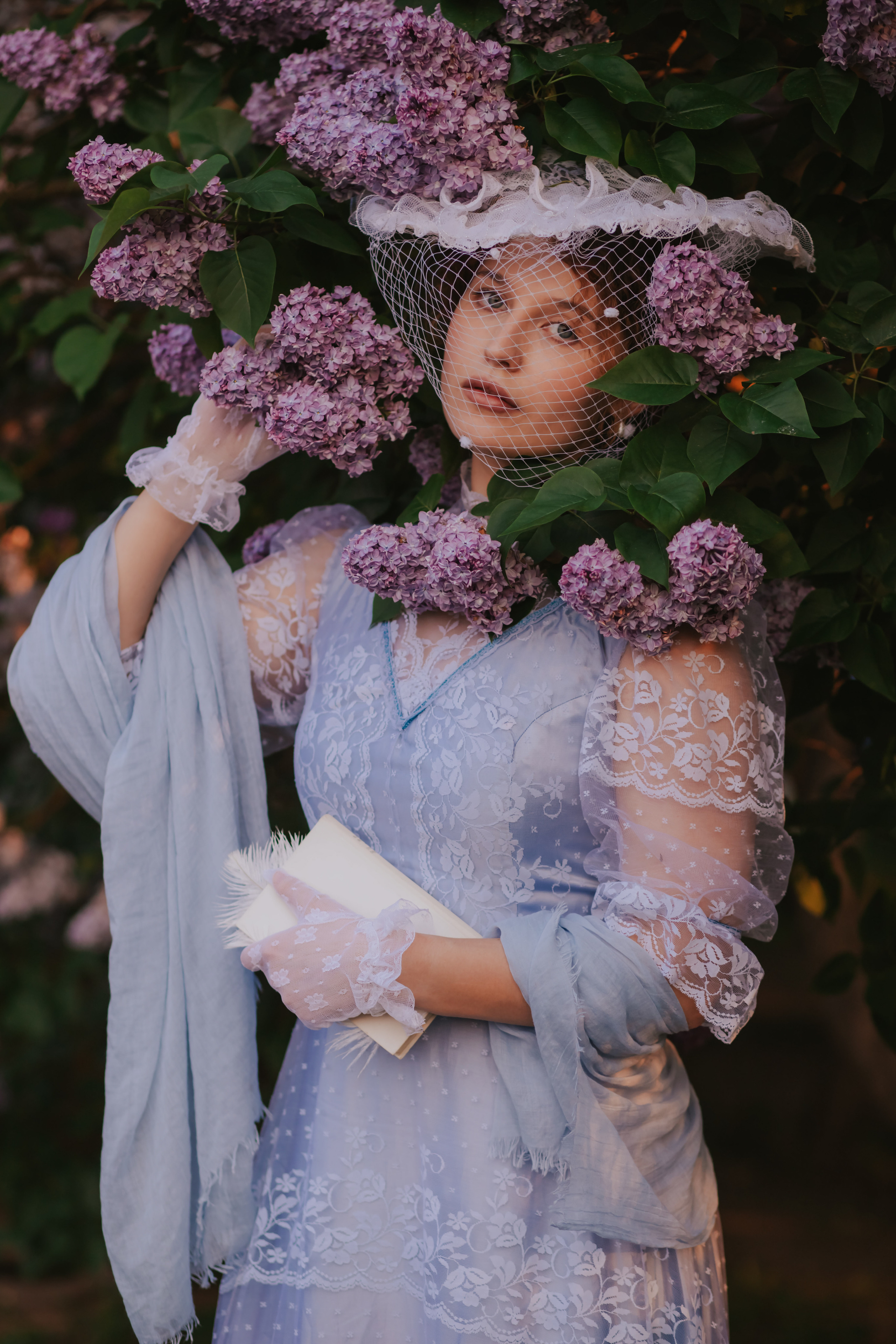 Ирина. Сиреневые грёзы. Художественная винтажная фотография