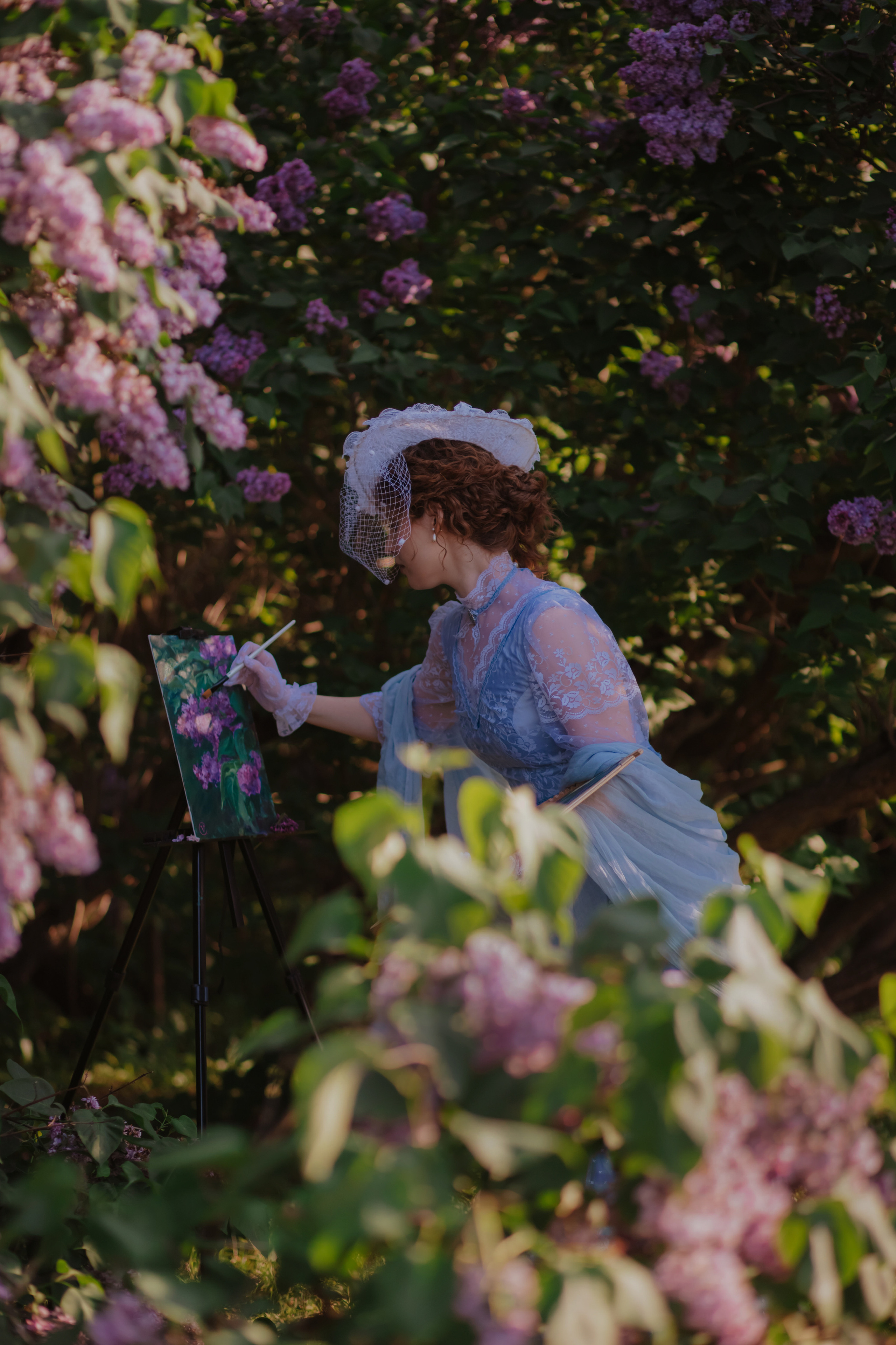 Ирина. Сиреневые грёзы. Художественная винтажная фотография