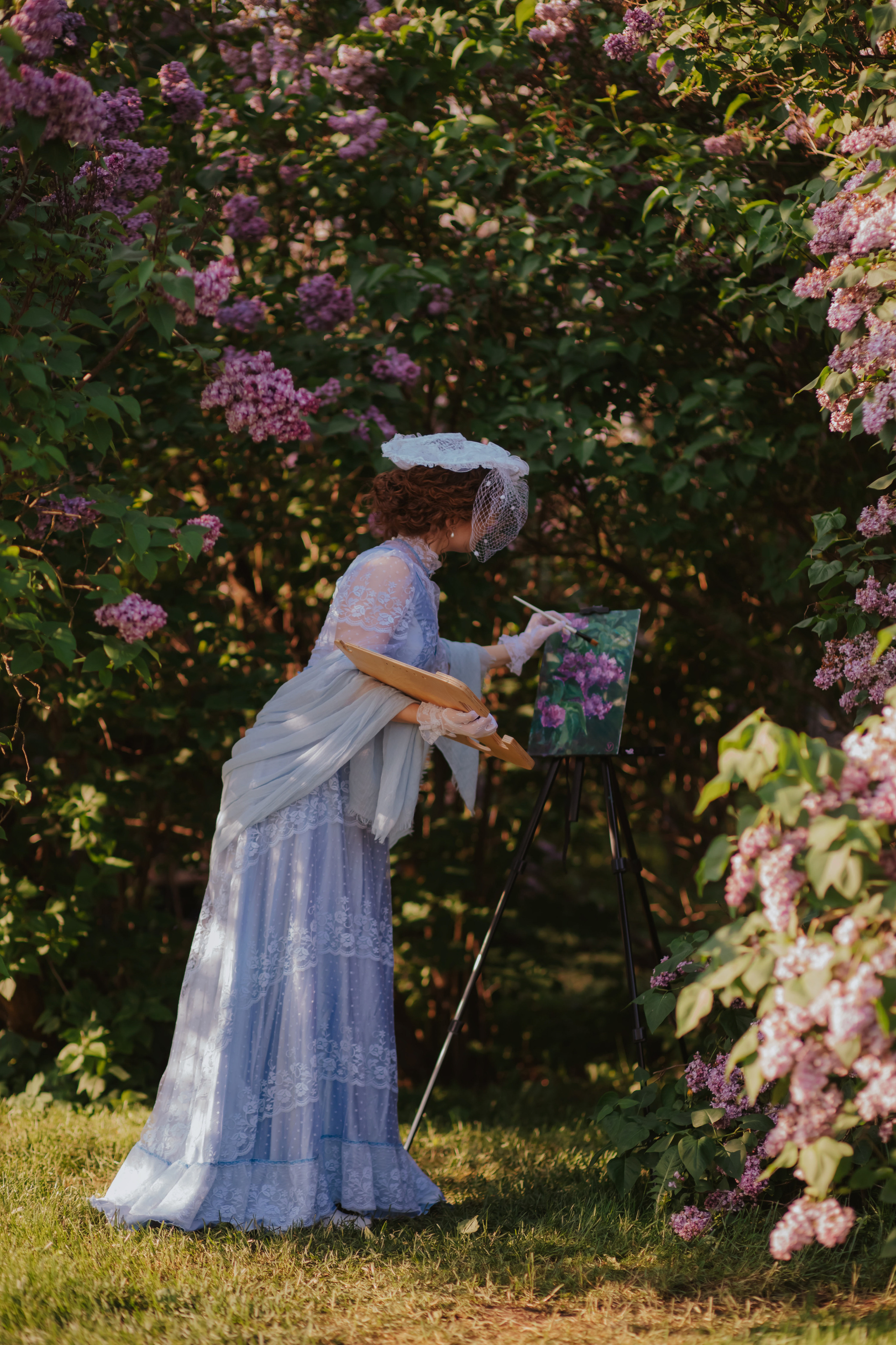 Ирина. Сиреневые грёзы. Художественная винтажная фотография