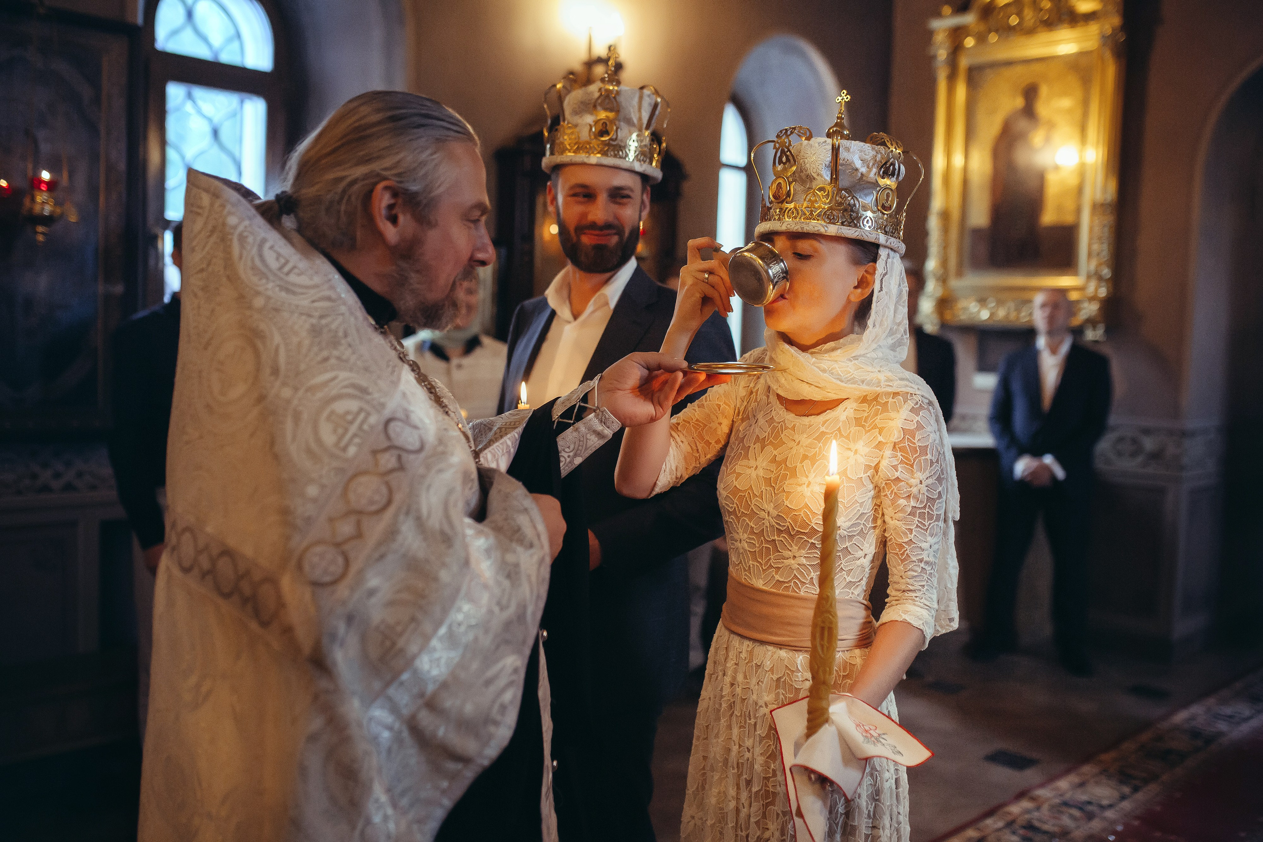 Венчание Виктора и Марии. Фотограф на Крещение, семейный фотограф в Москве