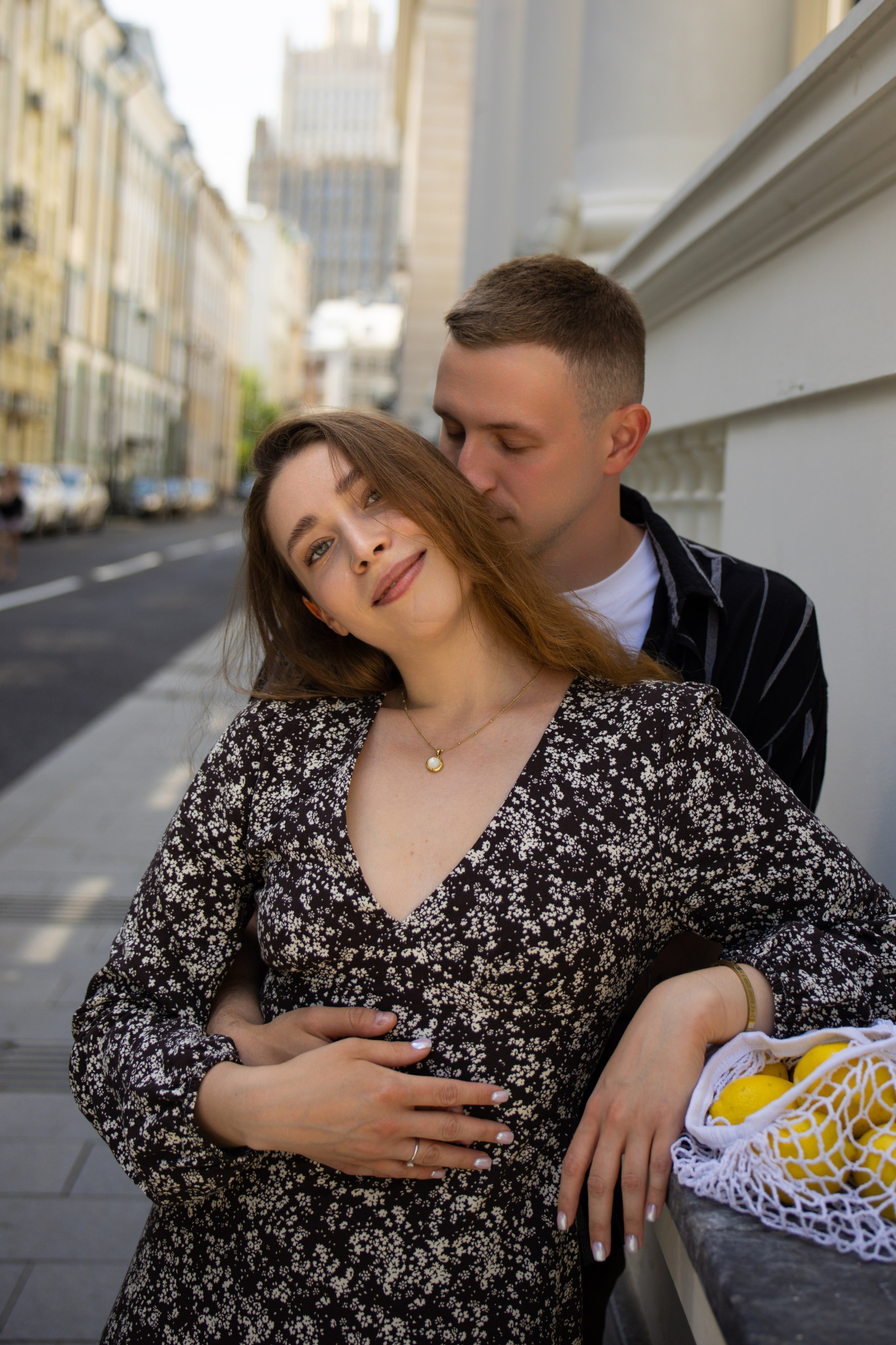 Фотосессия Love Story Кривоарбатский переулок. Фотограф в Москве Зябченко Екатерина. Съемки беременности, love story, семейный, портреты в студии и на улице