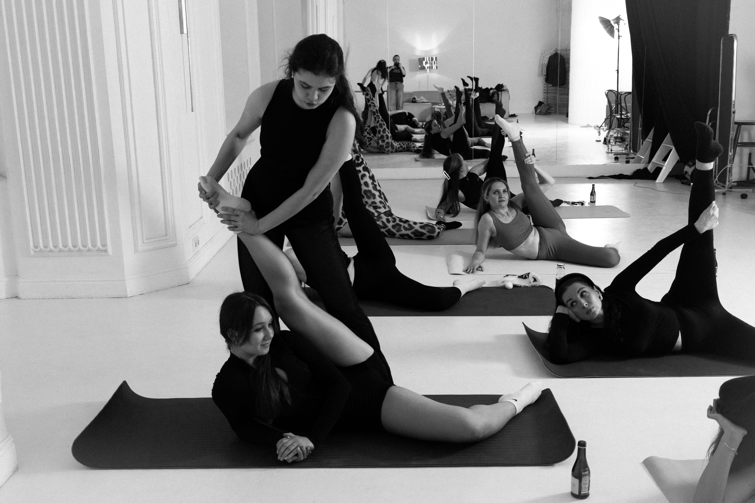 Новогоднее занятие по растяжке. Фотограф в Санкт-Петербурге Смирнова Диана