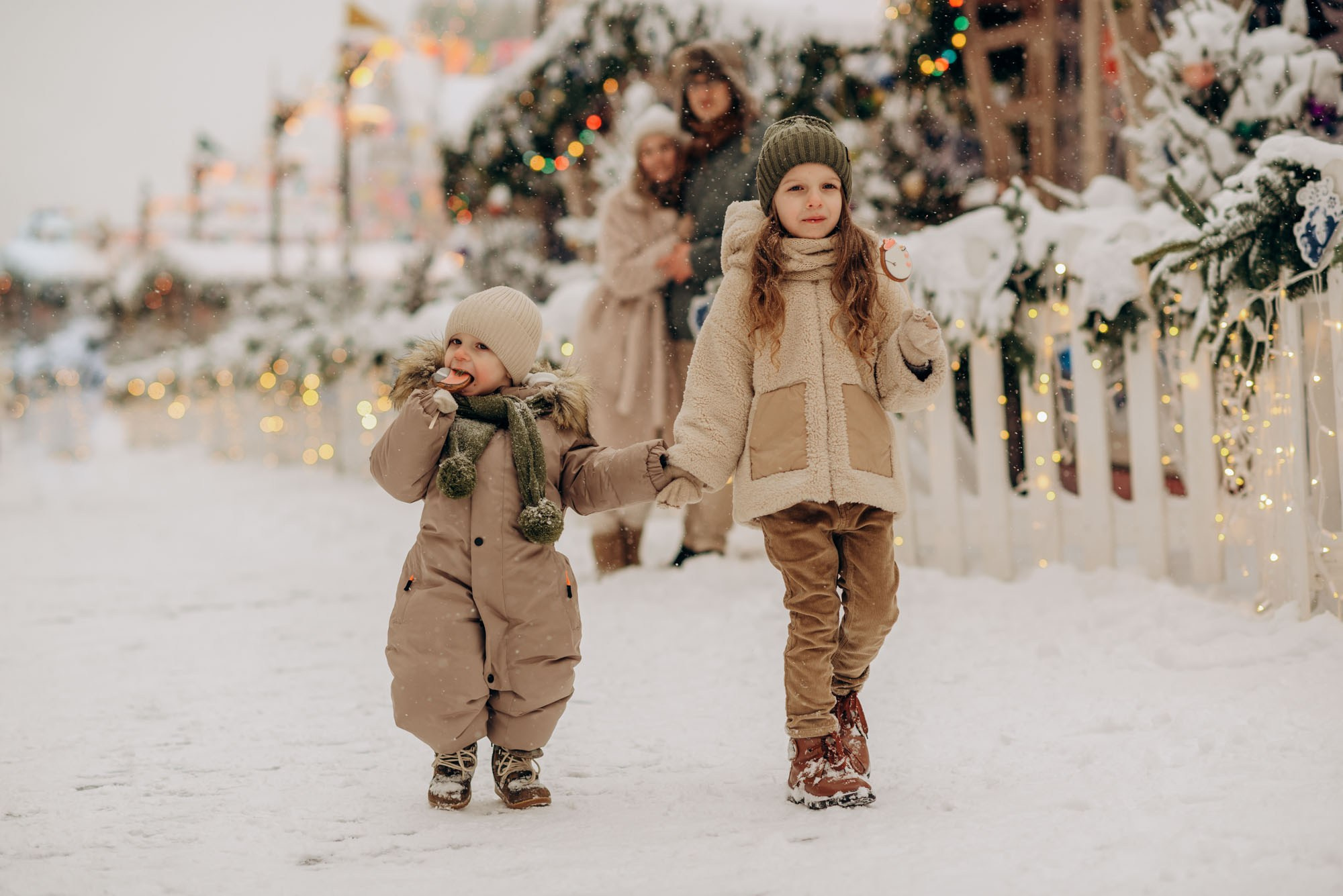 Новогодние фотосессии в центре Москвы. Семейный фотограф в Домодедово и Москве Елена Пичугина