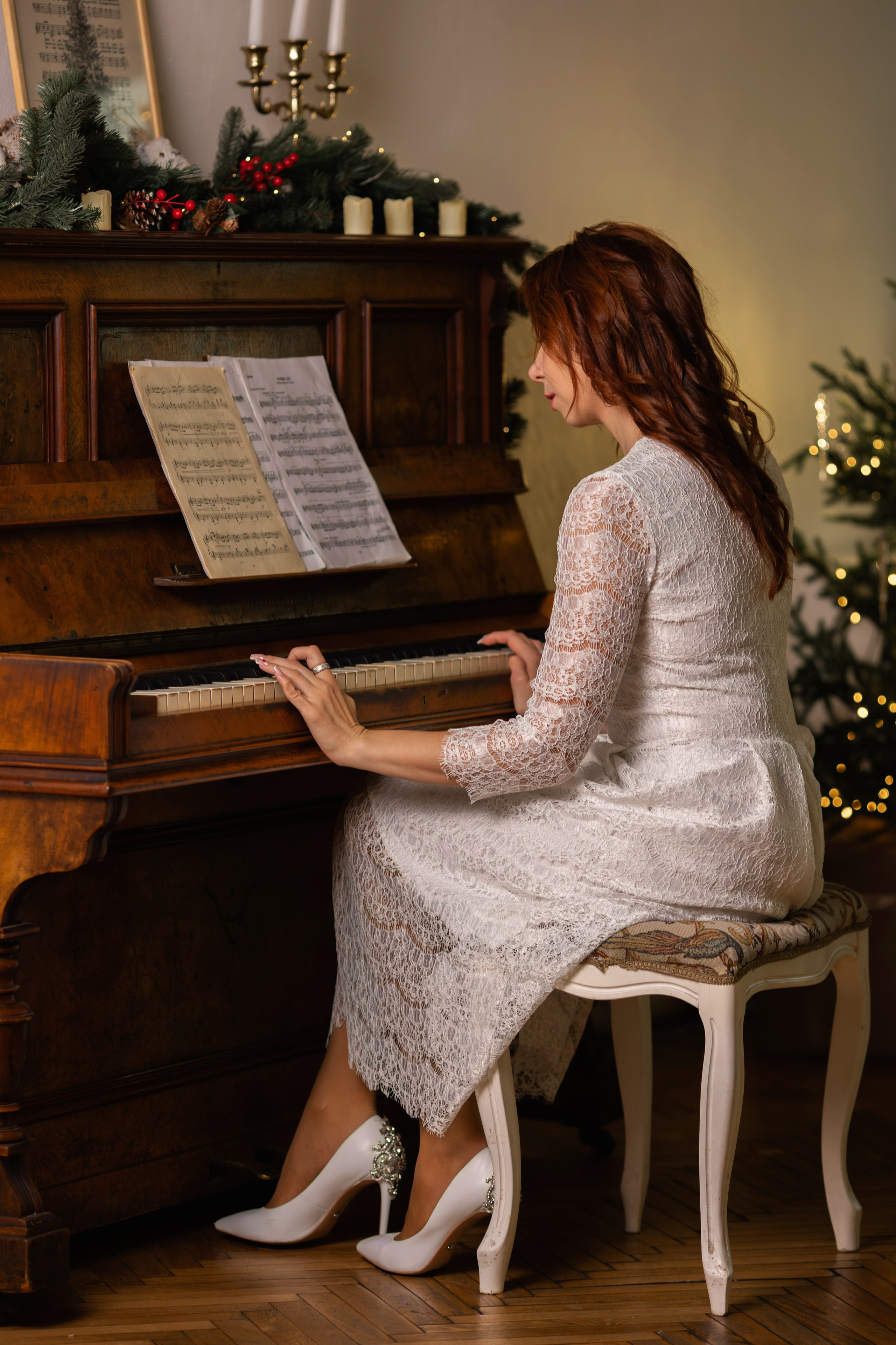 Новогодняя Фотосессия в студии В Москве. Семейный и женский фотограф в Москве Надежда Воробьева