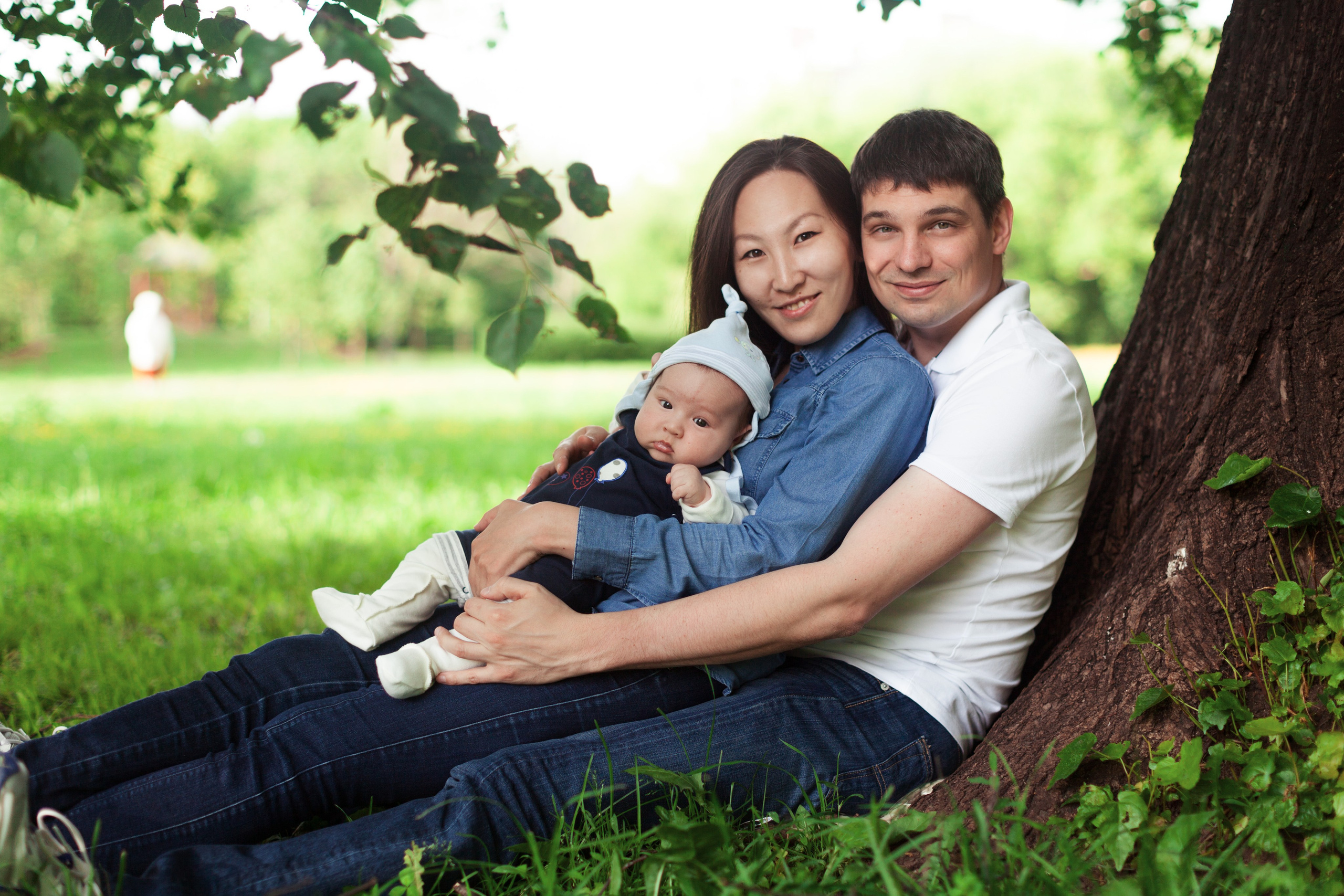Элина, Максим и Родион. Фотограф на Крещение, семейный фотограф в Москве