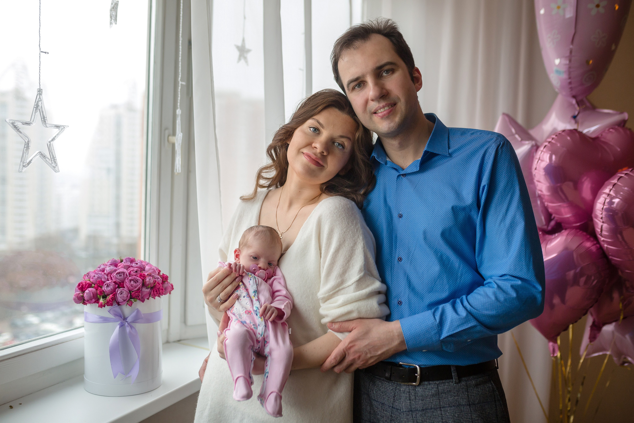 Выписка Маруси. Фотограф на Крещение, семейный фотограф в Москве