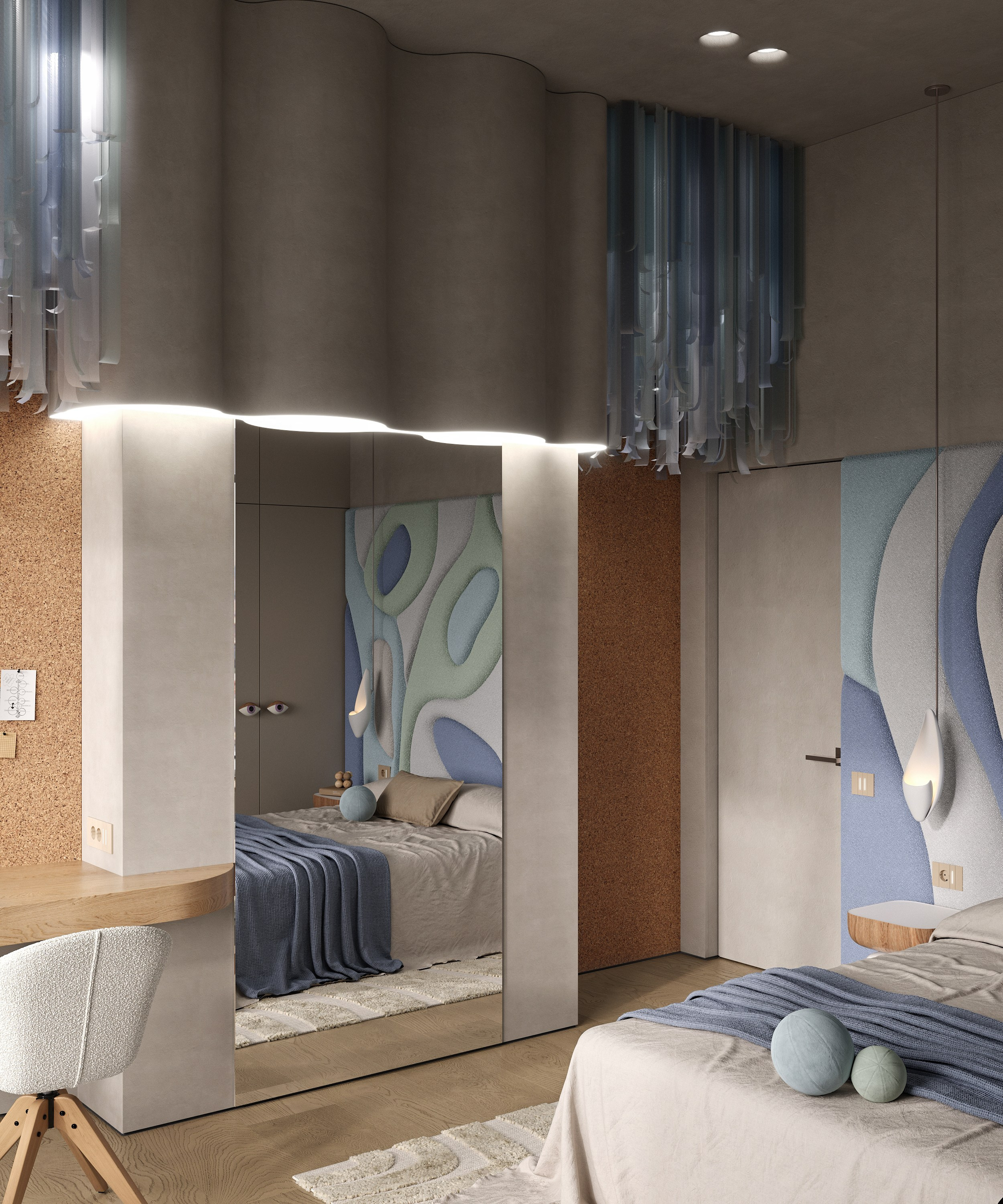 Kids room | Desing by Yuliya Shpeter. Interior visualisation | avocado.render