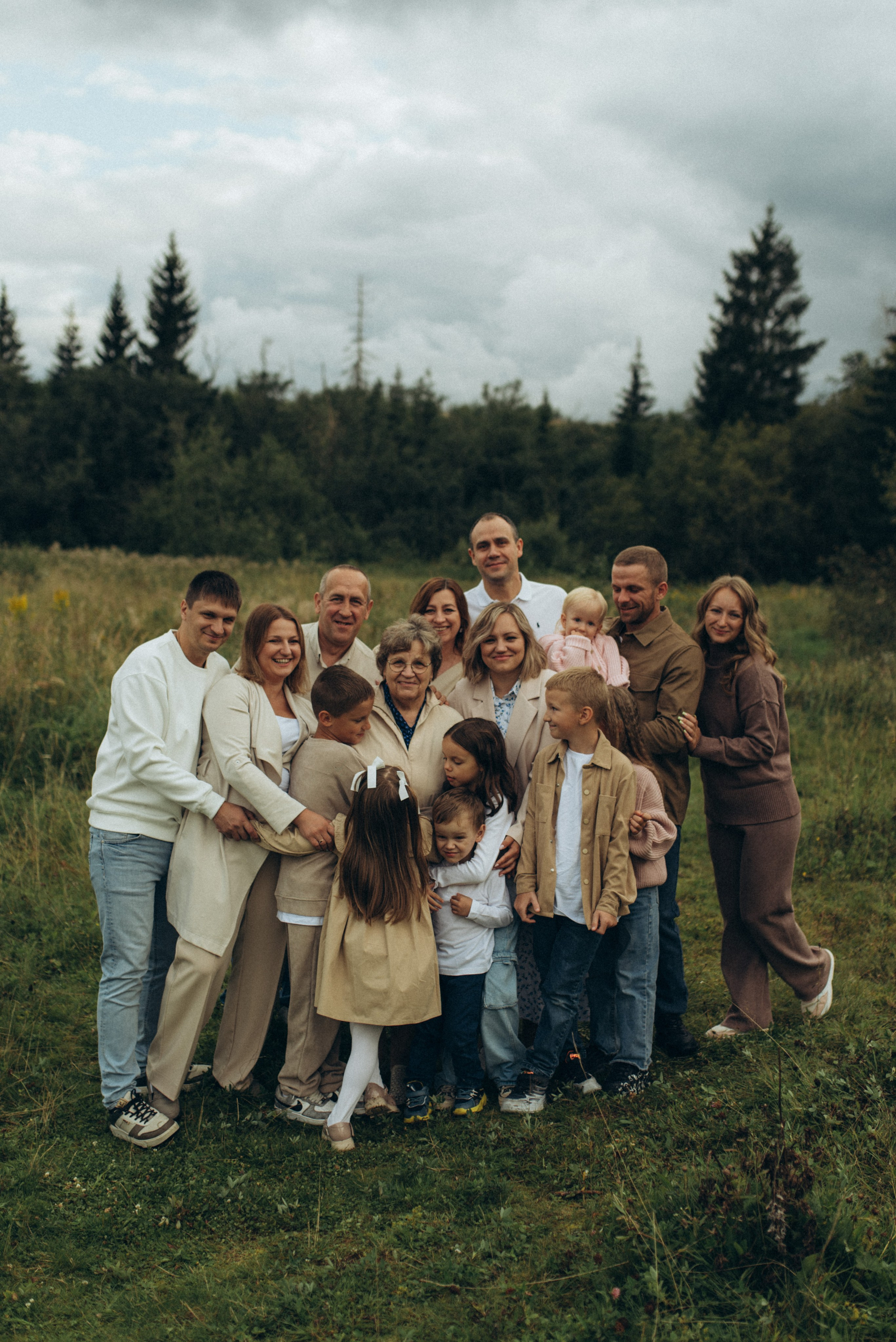 Большая семейная съемка. Семейный фотограф в Москве Екатерина Север
