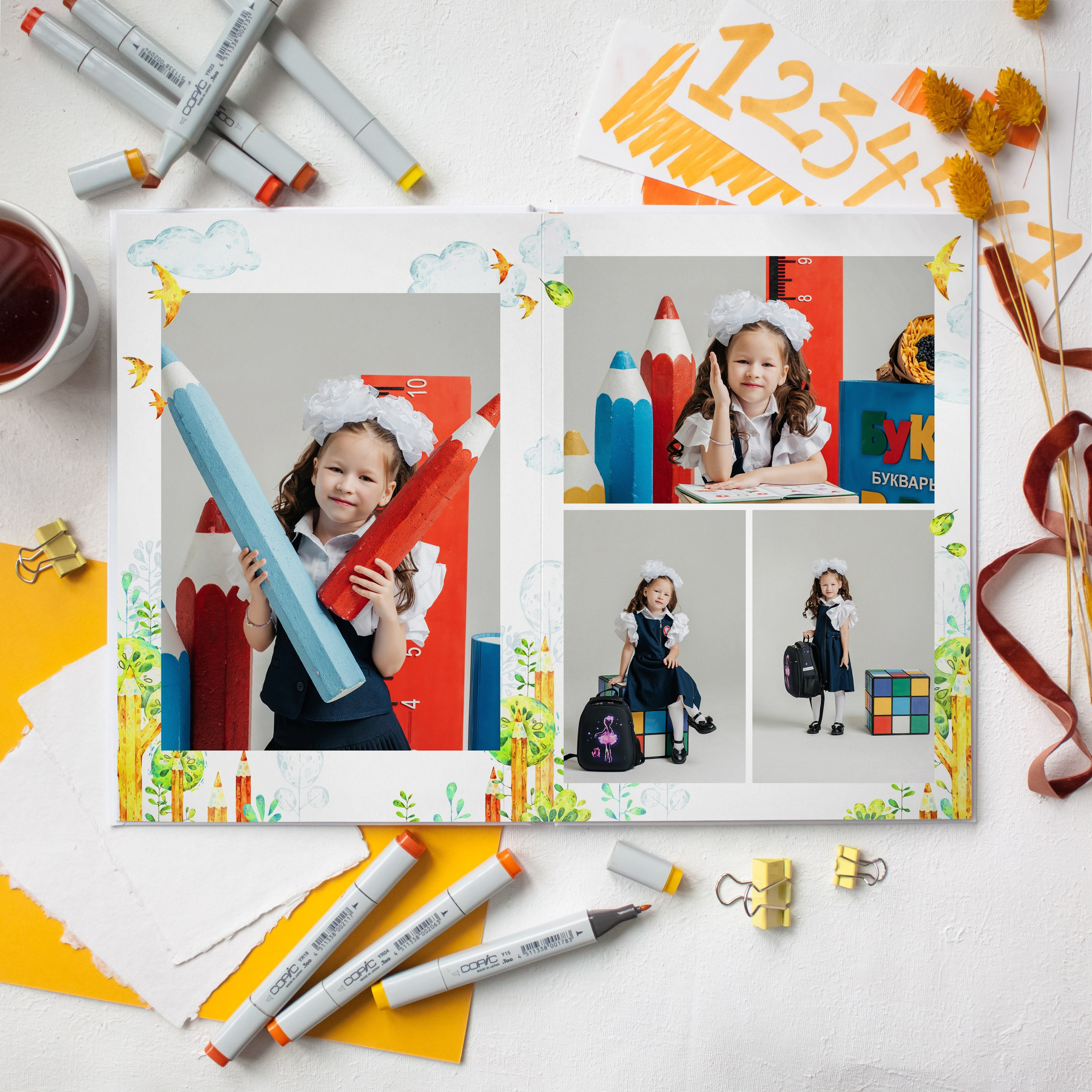 Школьный сад. Дизайнер fotokniga_ast