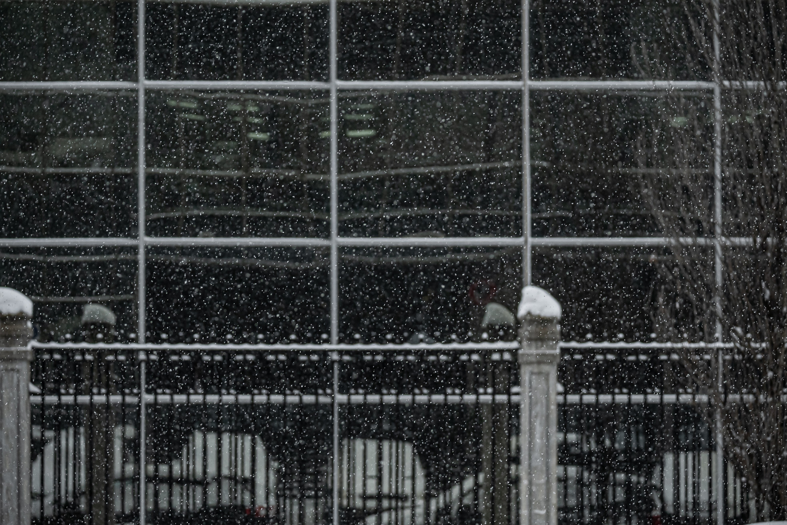 Снегопад. Репортажный фотограф