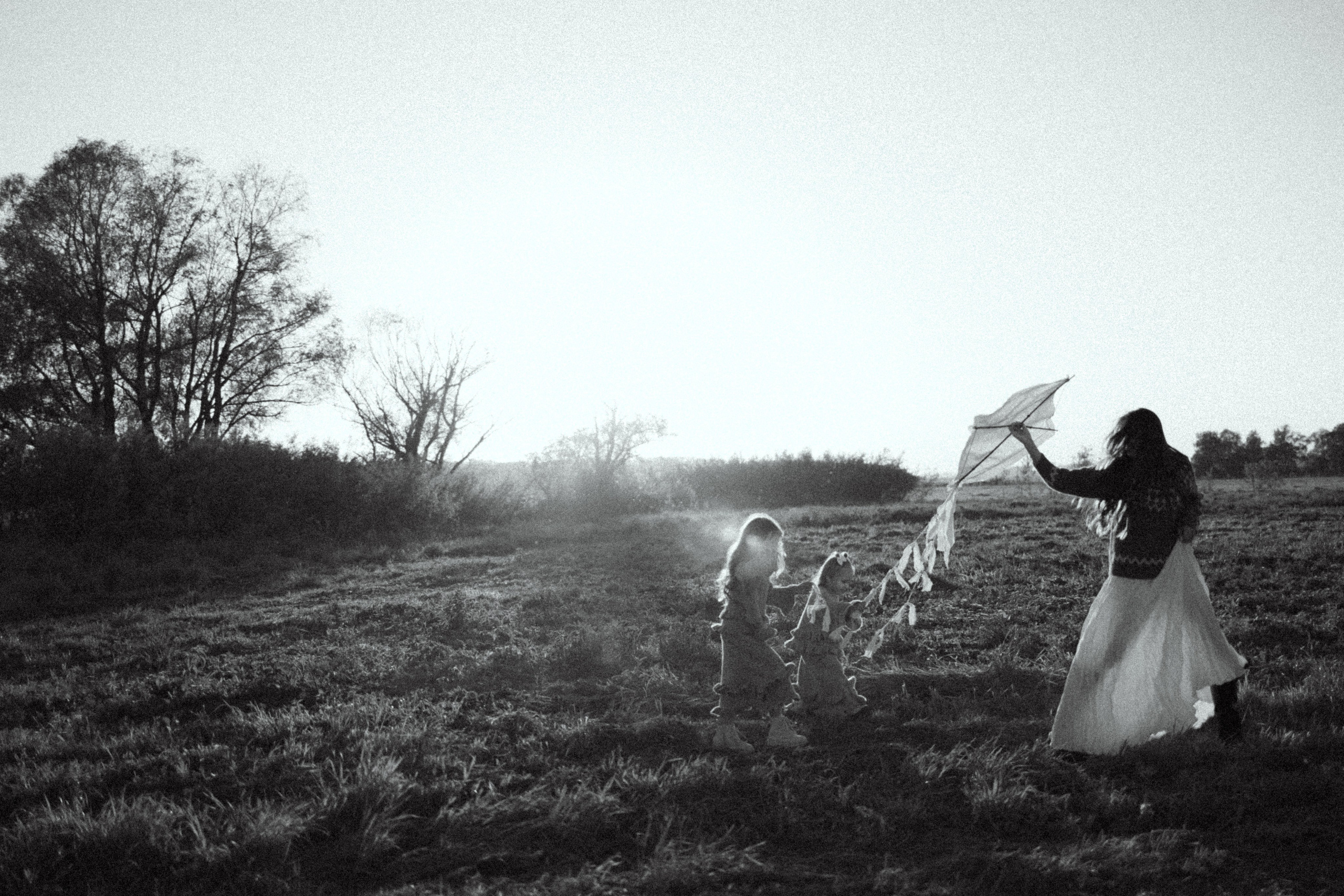 Поле, ромашки и воздушный змей. Семейный фотограф Москва Юлиана Фетисова