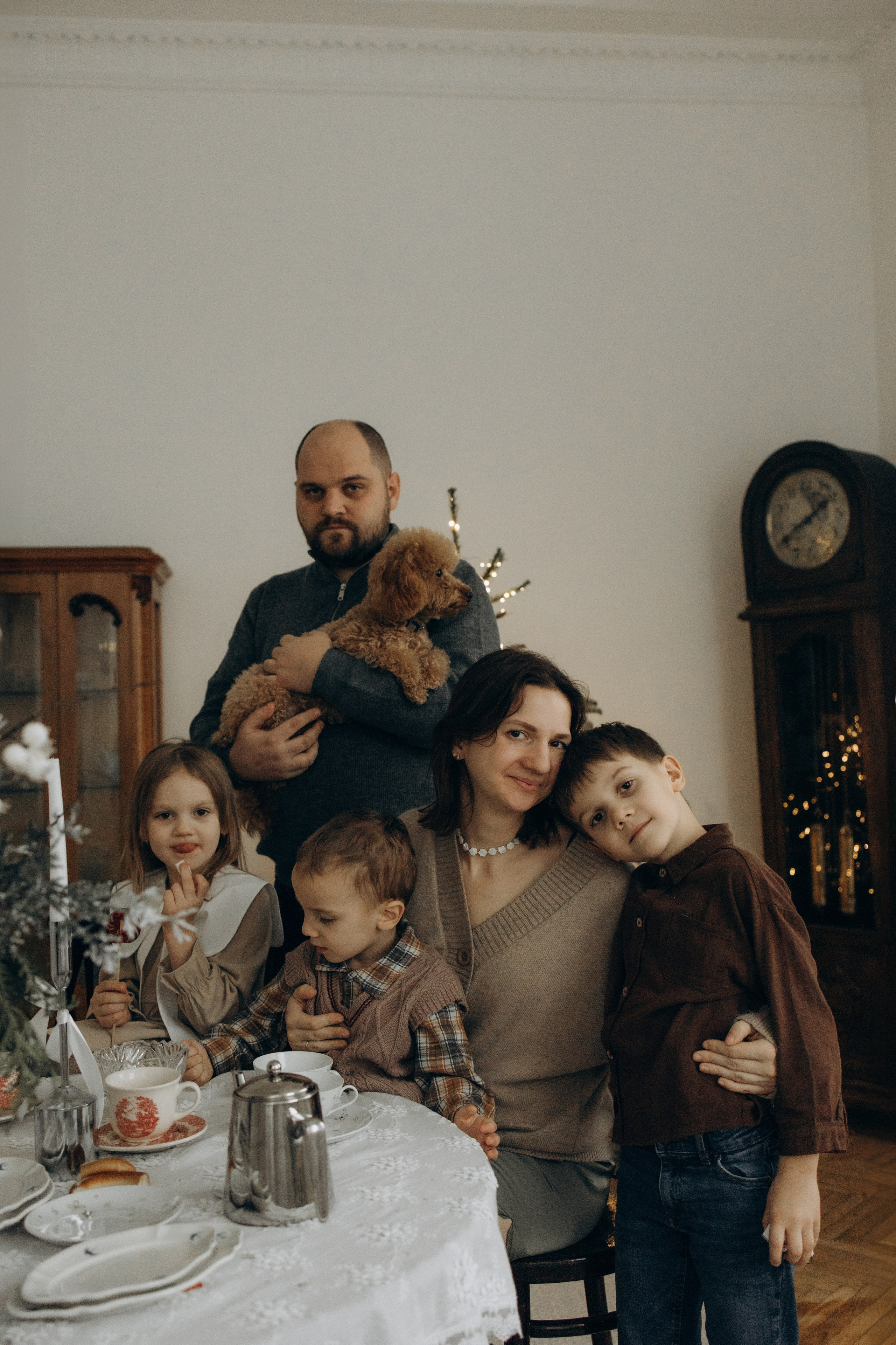 Домашняя история большой семьи. Семейный фотограф Москва Юлиана Фетисова