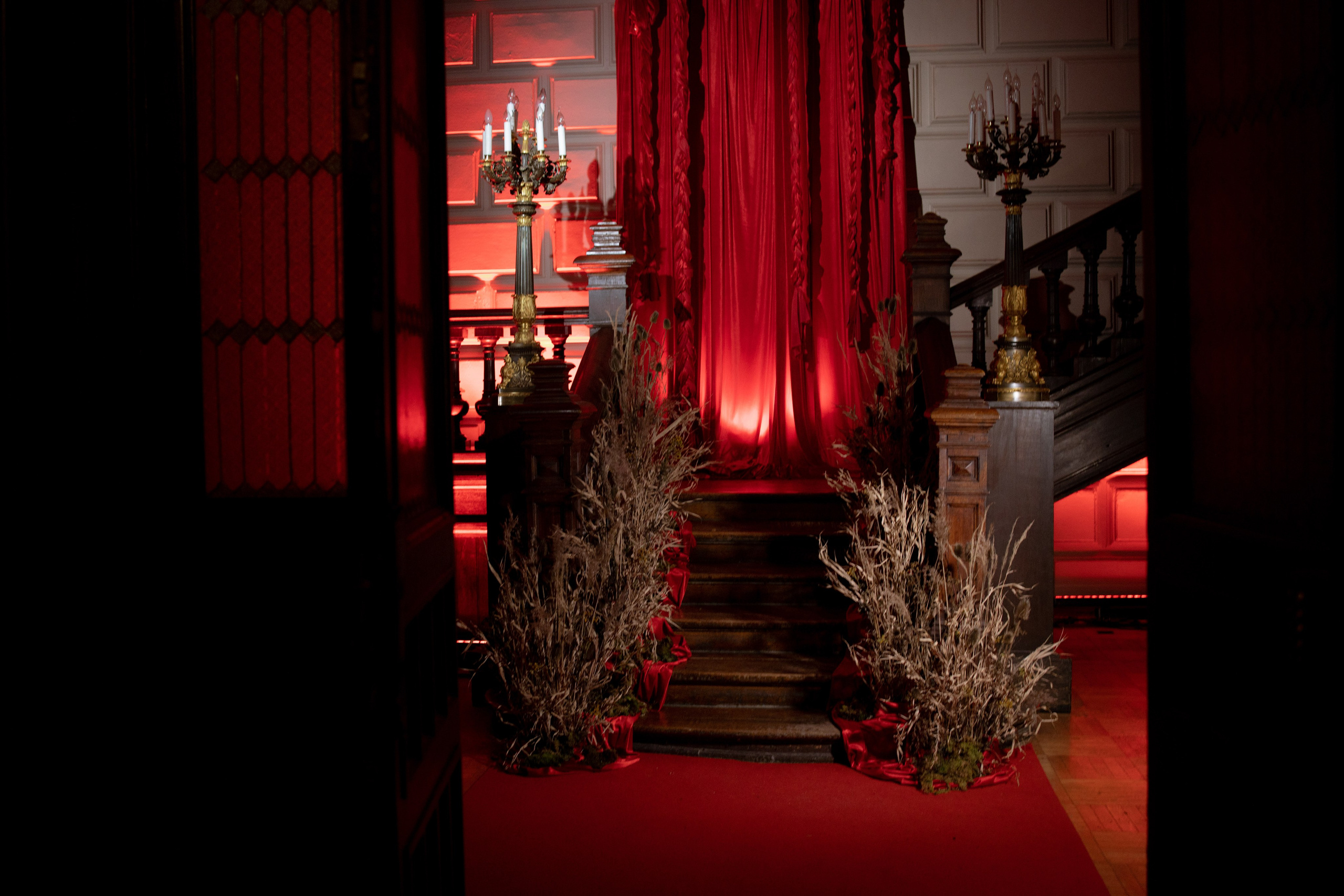 Новогодний корпоратив в фольклорном стиле. Особняк Лемана. Оформление свадеб, декор свадеб Вера Маркова, Москва