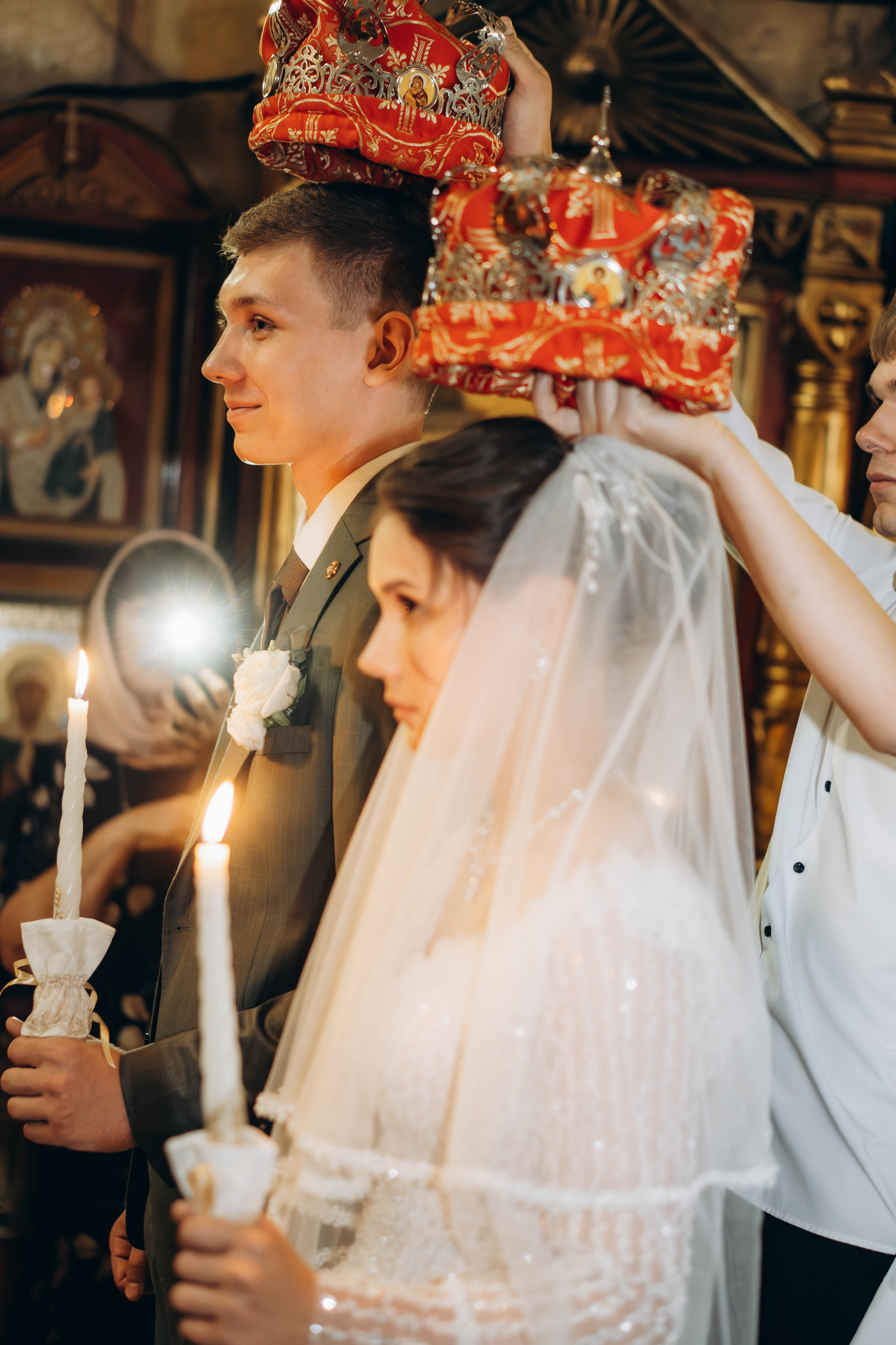 Венчание Поликарпа и Антонины Церковь Рождества Христова. Фотограф Москва Валерия Веденина