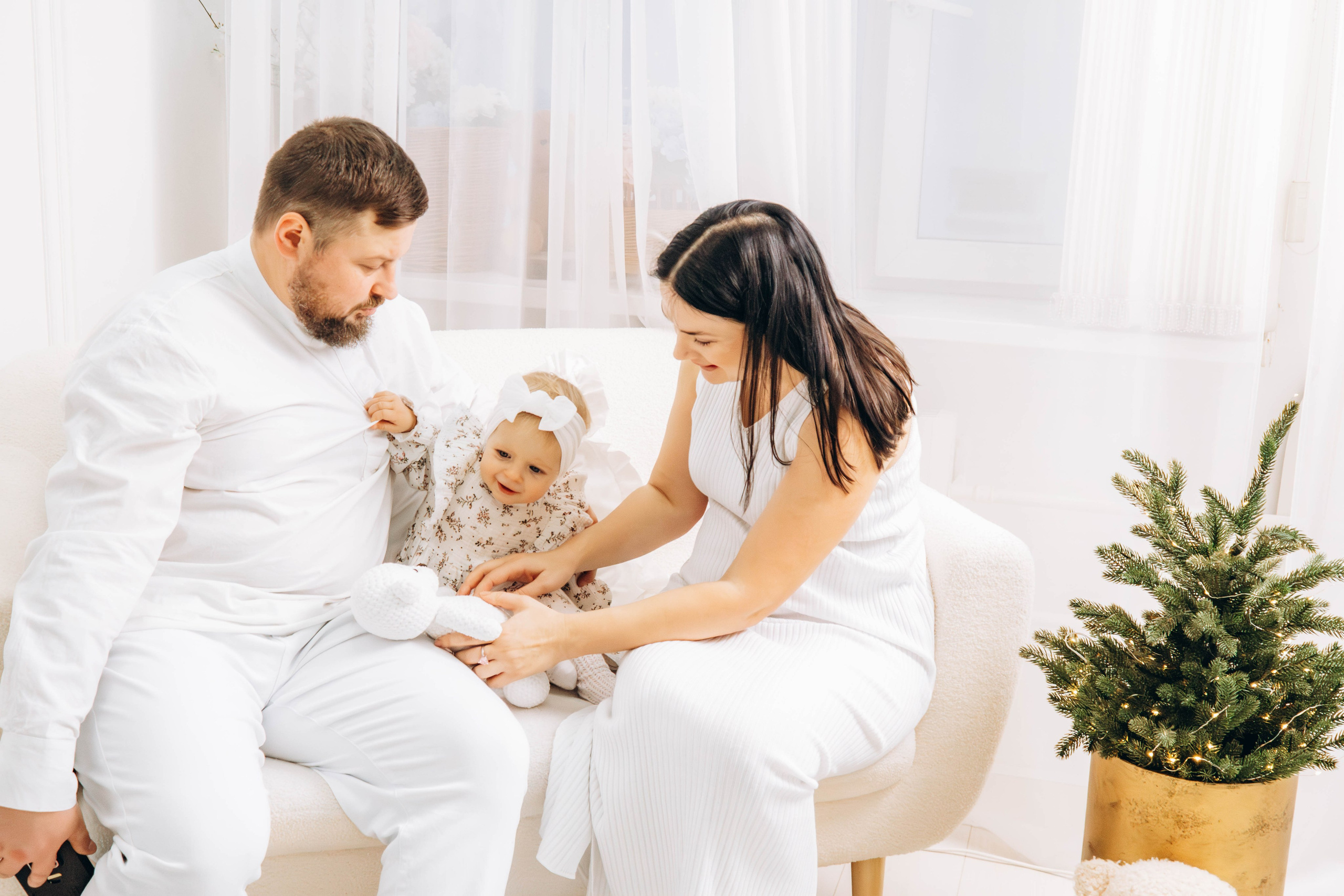 Съемка на годик малышки. Студия «LuLu». Фотограф Москва Валерия Веденина