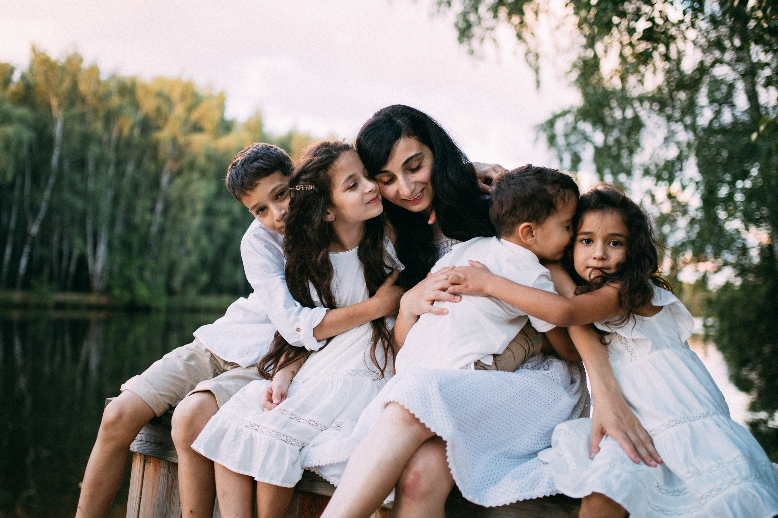 Фотосессия многодетной семьи. Фотограф Лебедева Наталья