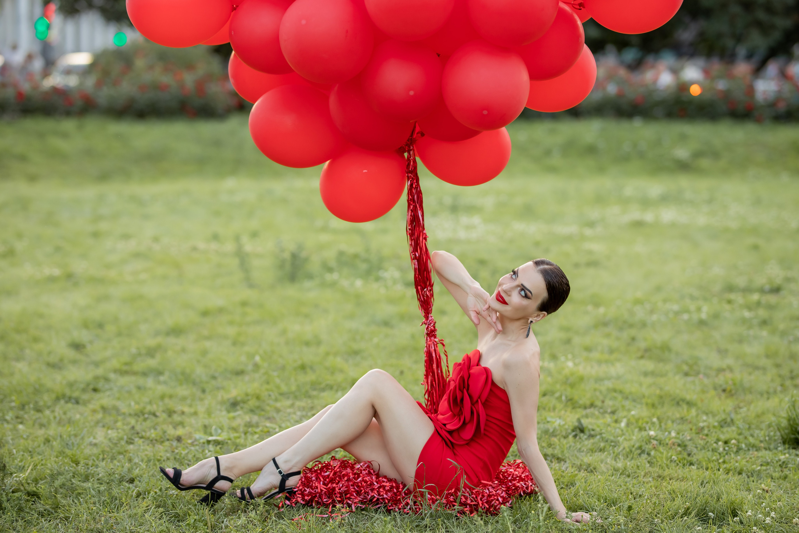 Творческая съемка с воздушными шарами. Татьяна. Свадебный и семейный фотограф в Колпино и СПб Юлия Папанова