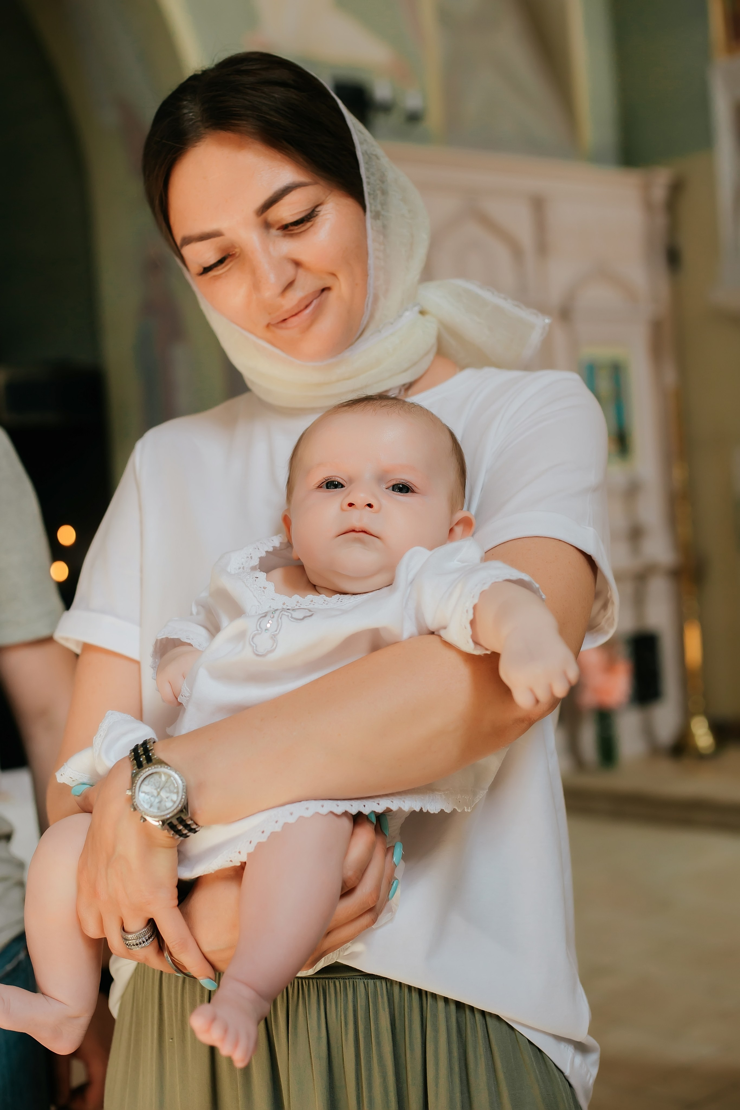 Крещение Валерии. Школьный и детский фотограф Старожилово