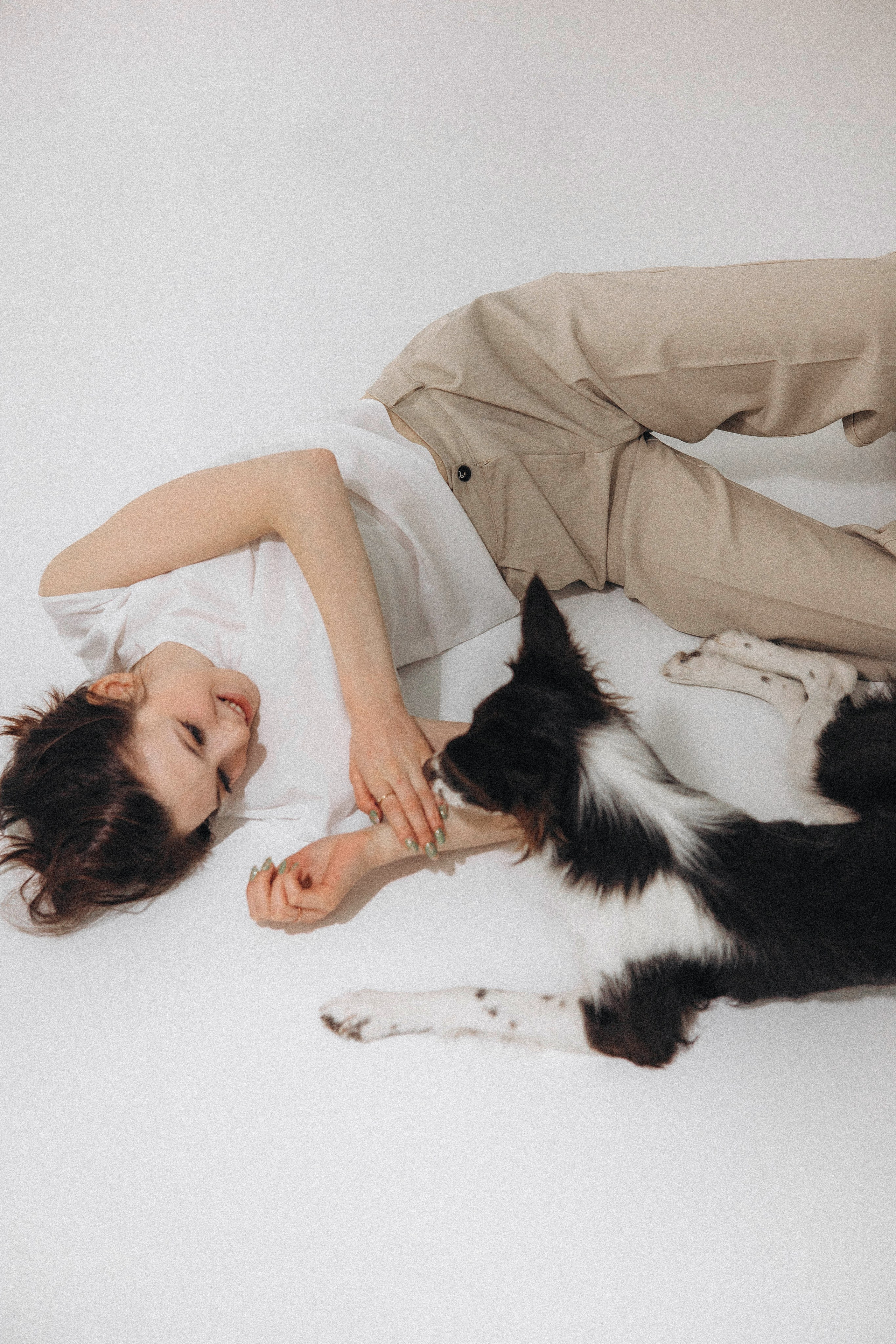 Алена и Гвендолин. Фотограф-анималист Богданова Полина