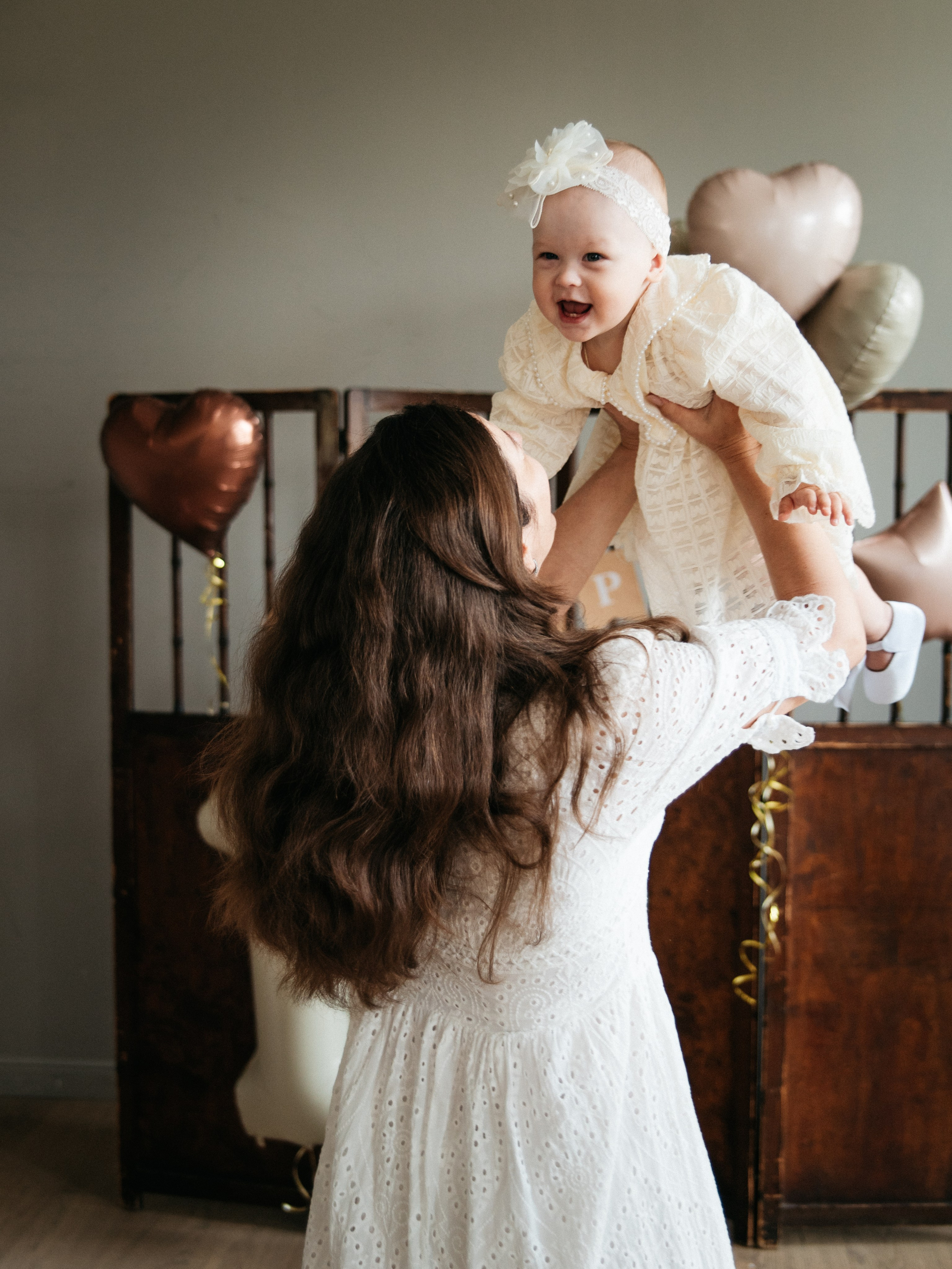 Семейная Фотосессия 1 год в студии. Фотограф Москва