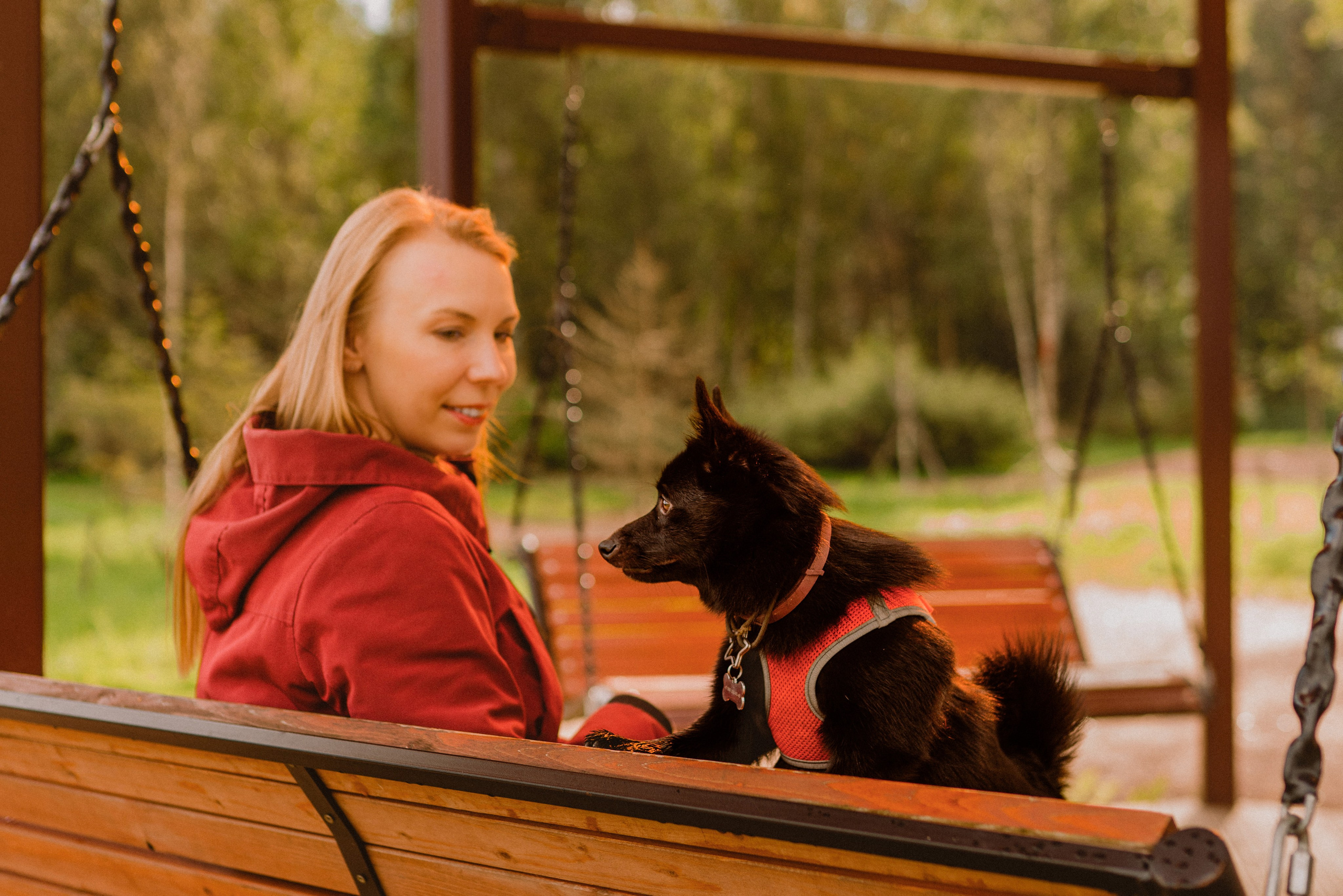 Евгения и Акула. Фотограф анималист в Спб недорого Олеся Майорова