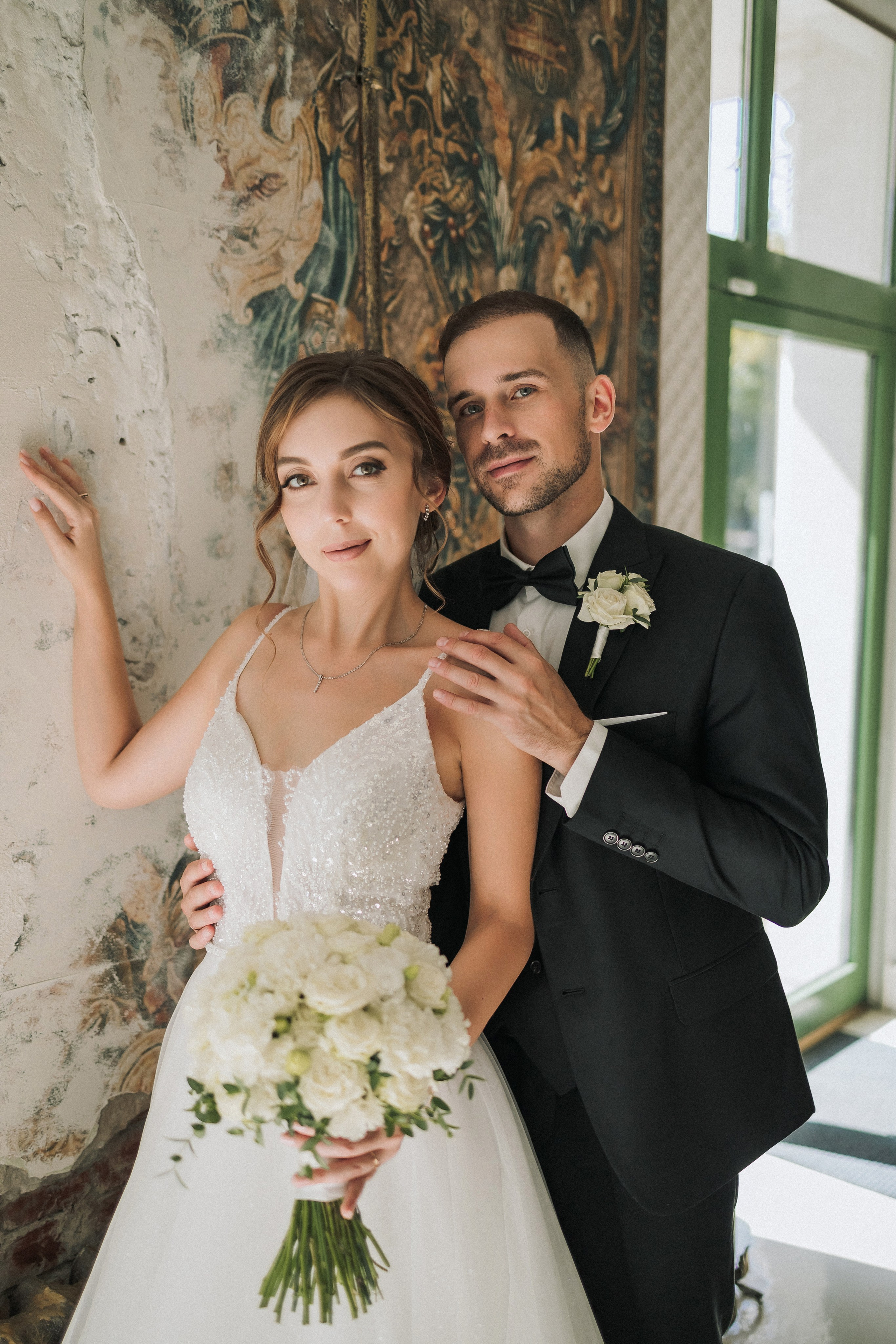 Свадебная прогулка Екатерины и Евгения. Свадебная фотография. Арина Рубах