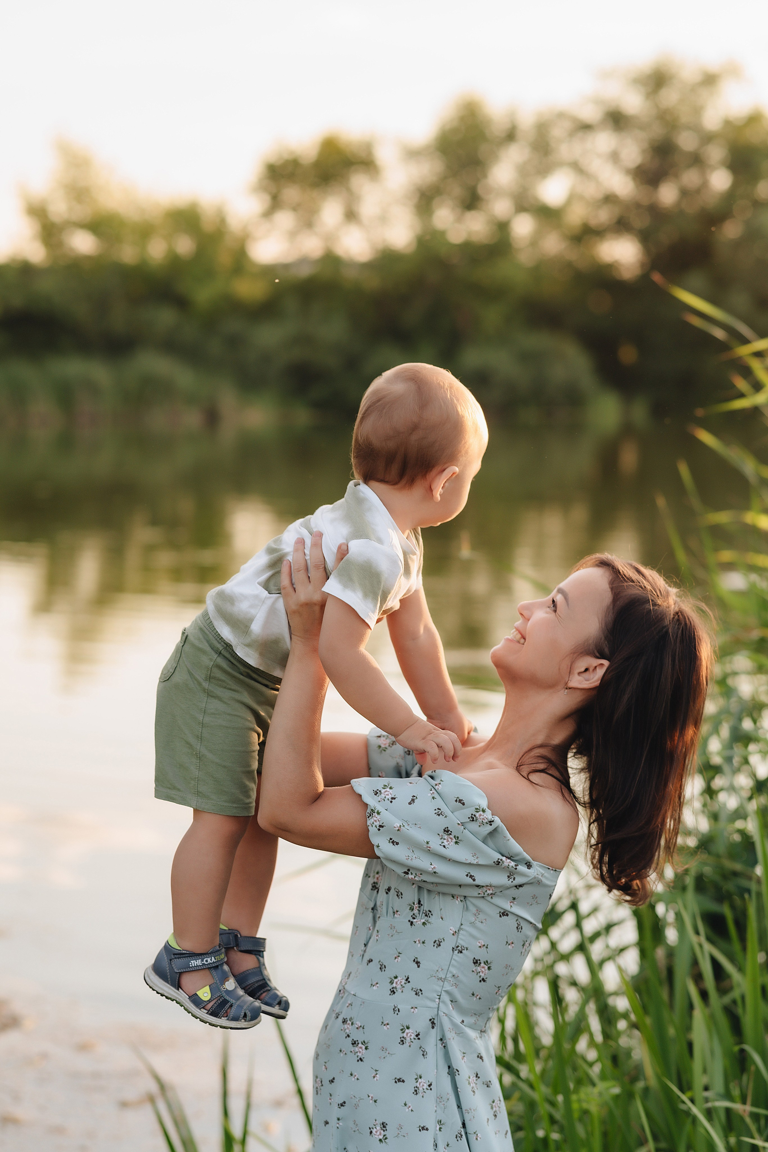 Семейная съемка на закате. Фотограф Карина Шмулёва. Воронеж и область